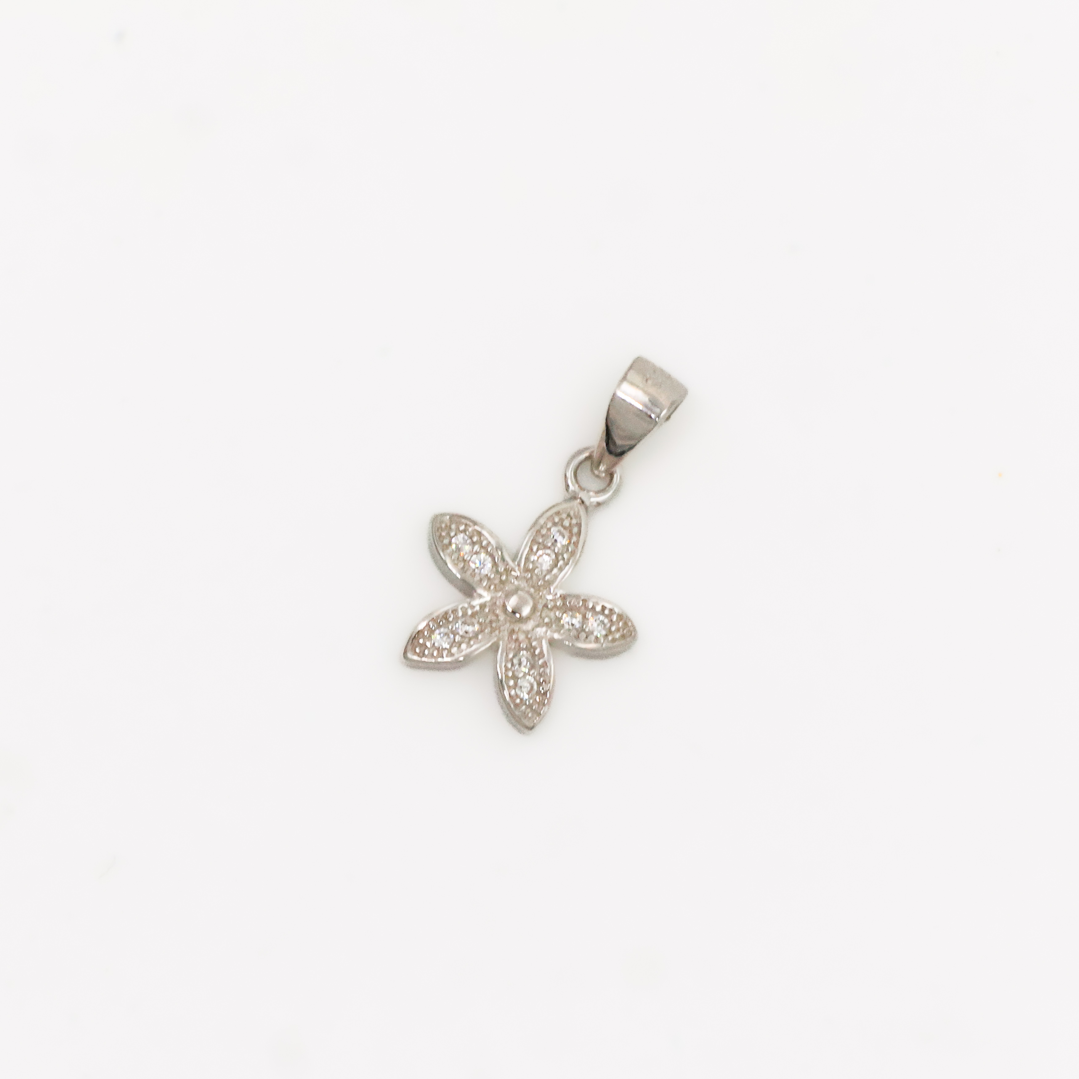 Arham Silver Palace - Silver Flower Pendant