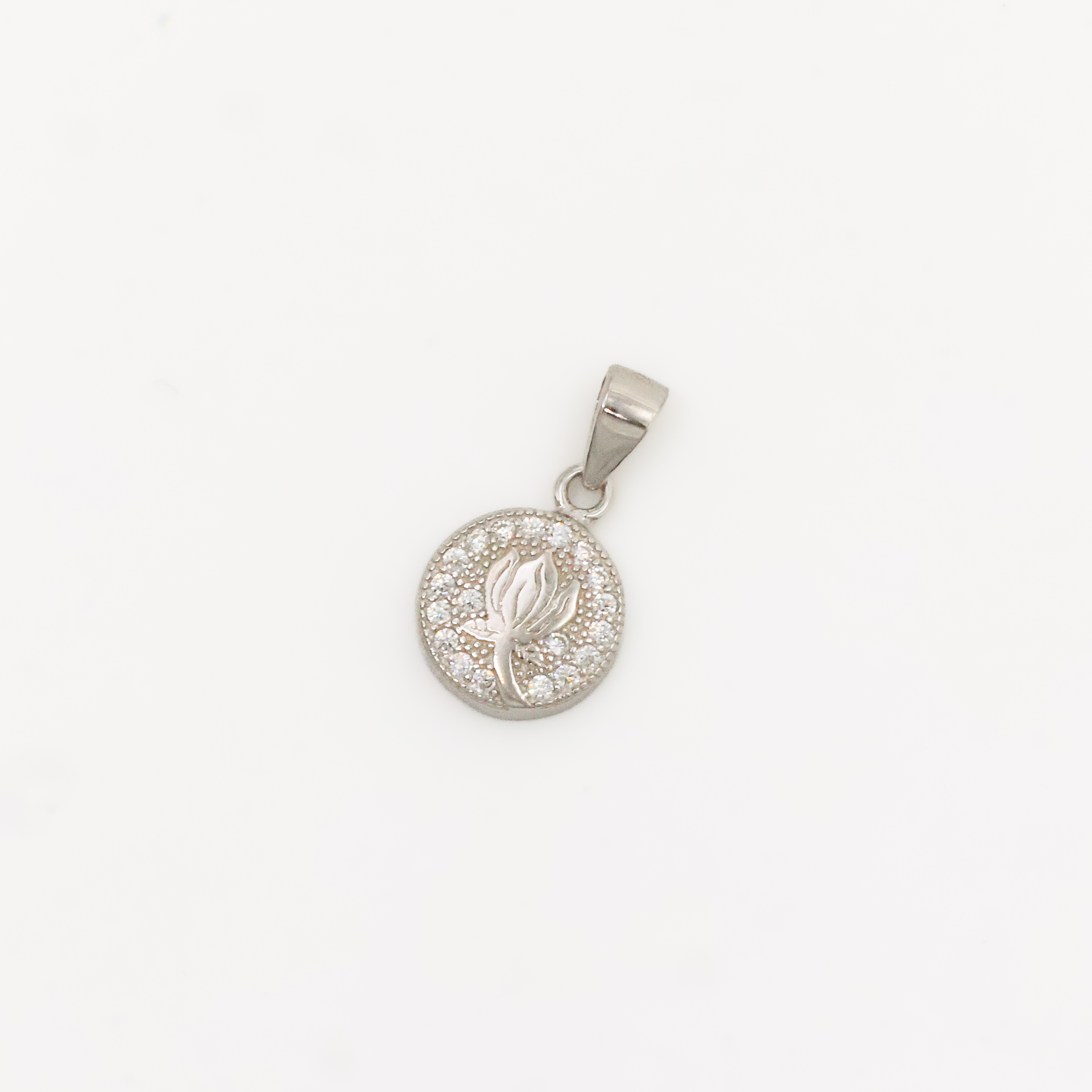 Arham Silver Palace - Silver Lotus Pendant