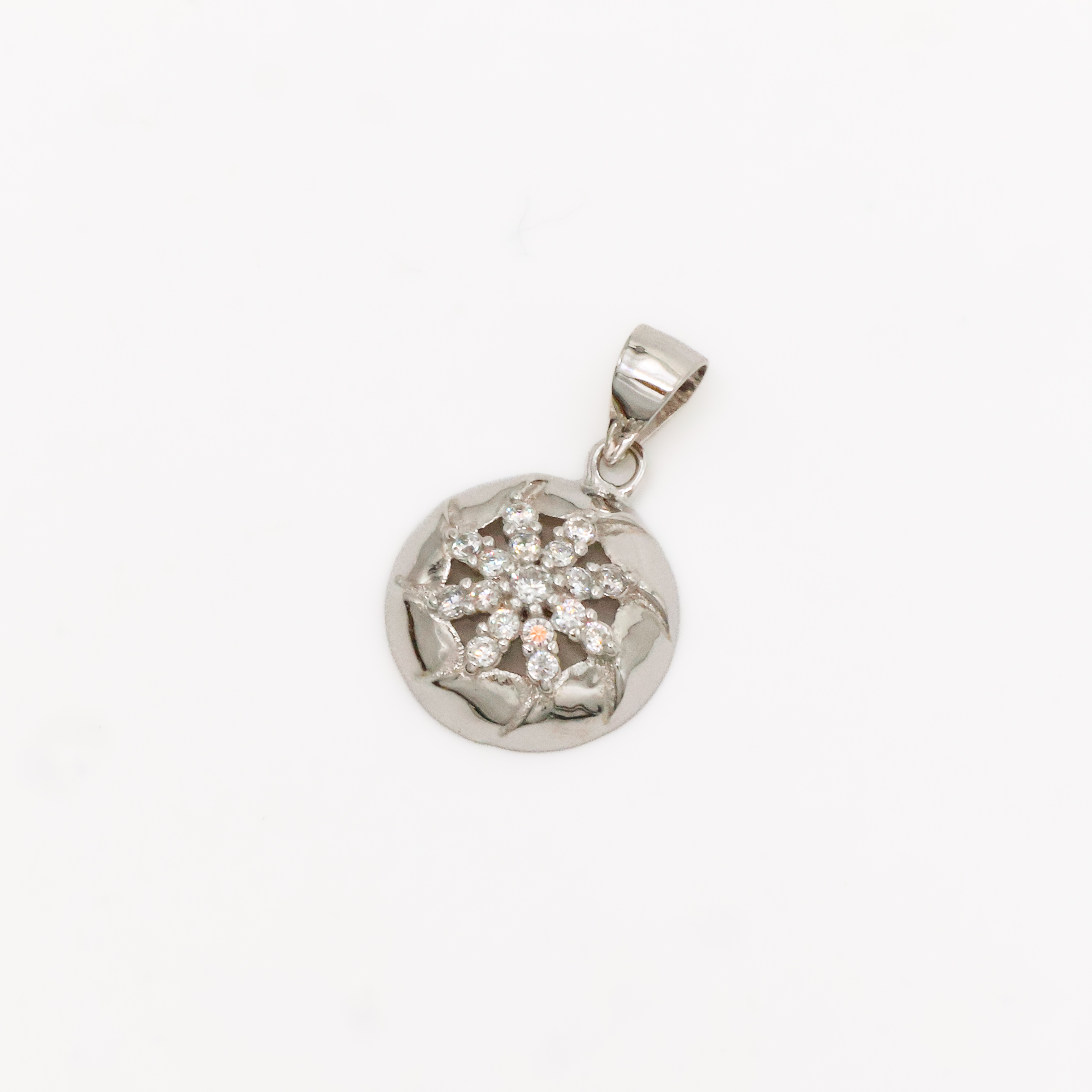 Arham Silver Palace - Silver Flower Pendant