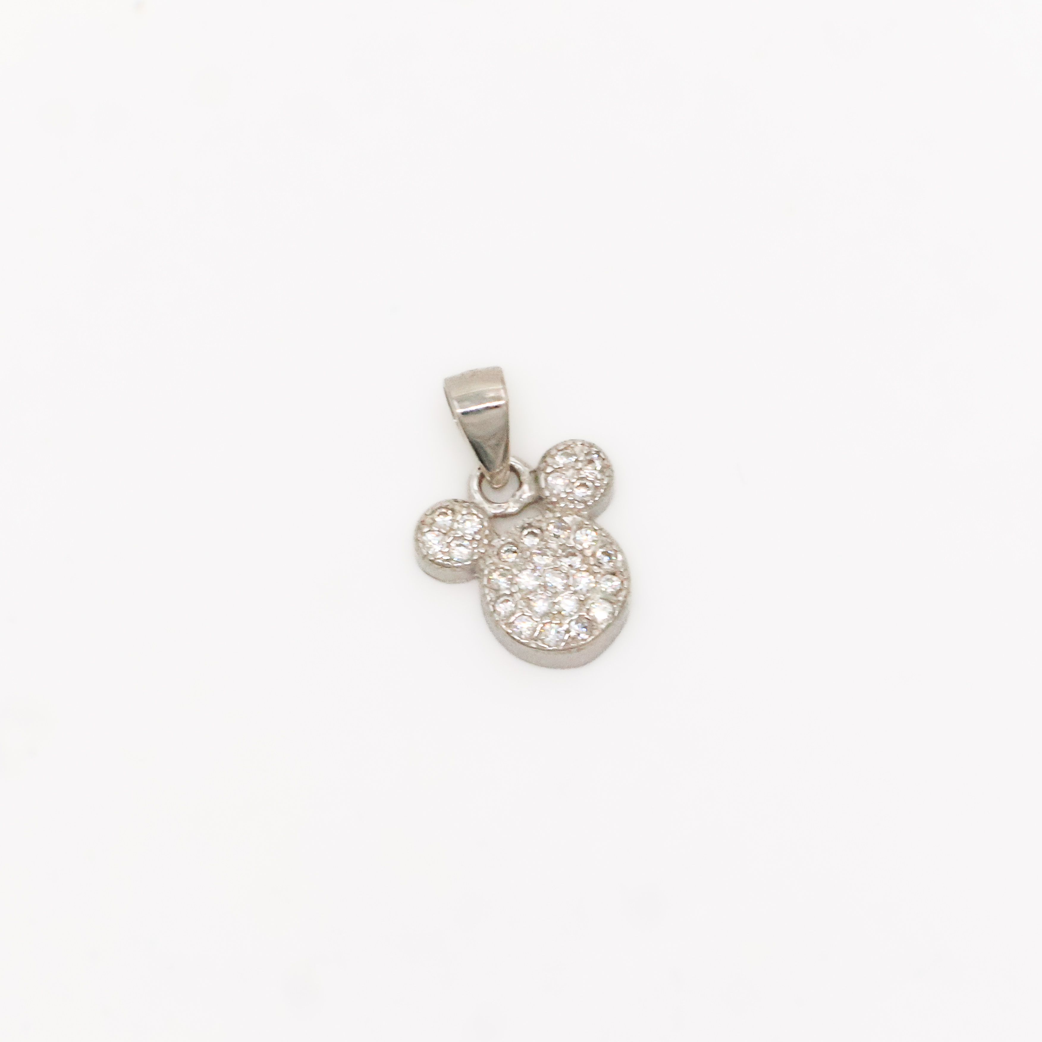 Silver Mickey Pendant