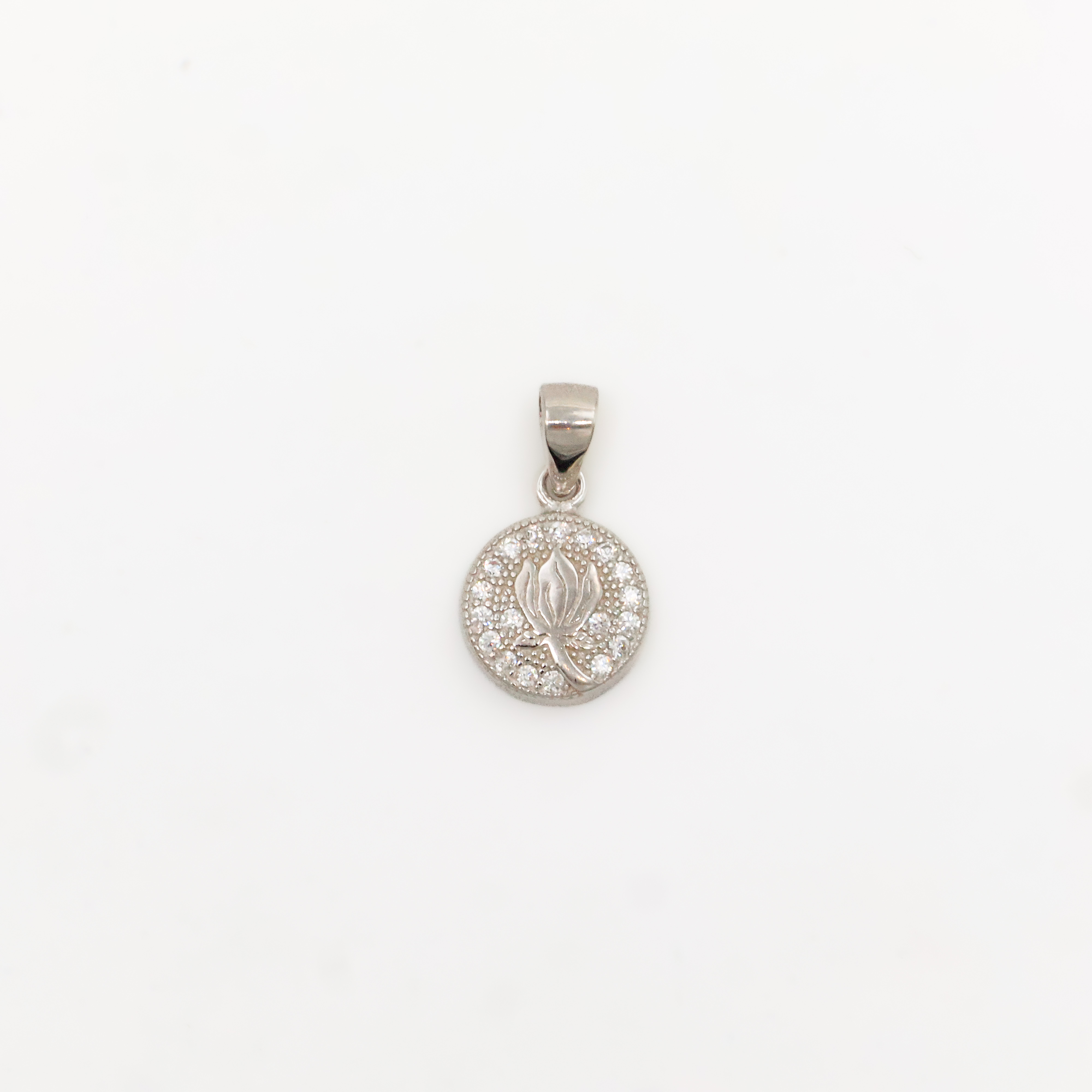 Arham Silver Palace - Silver Lotus Pendant