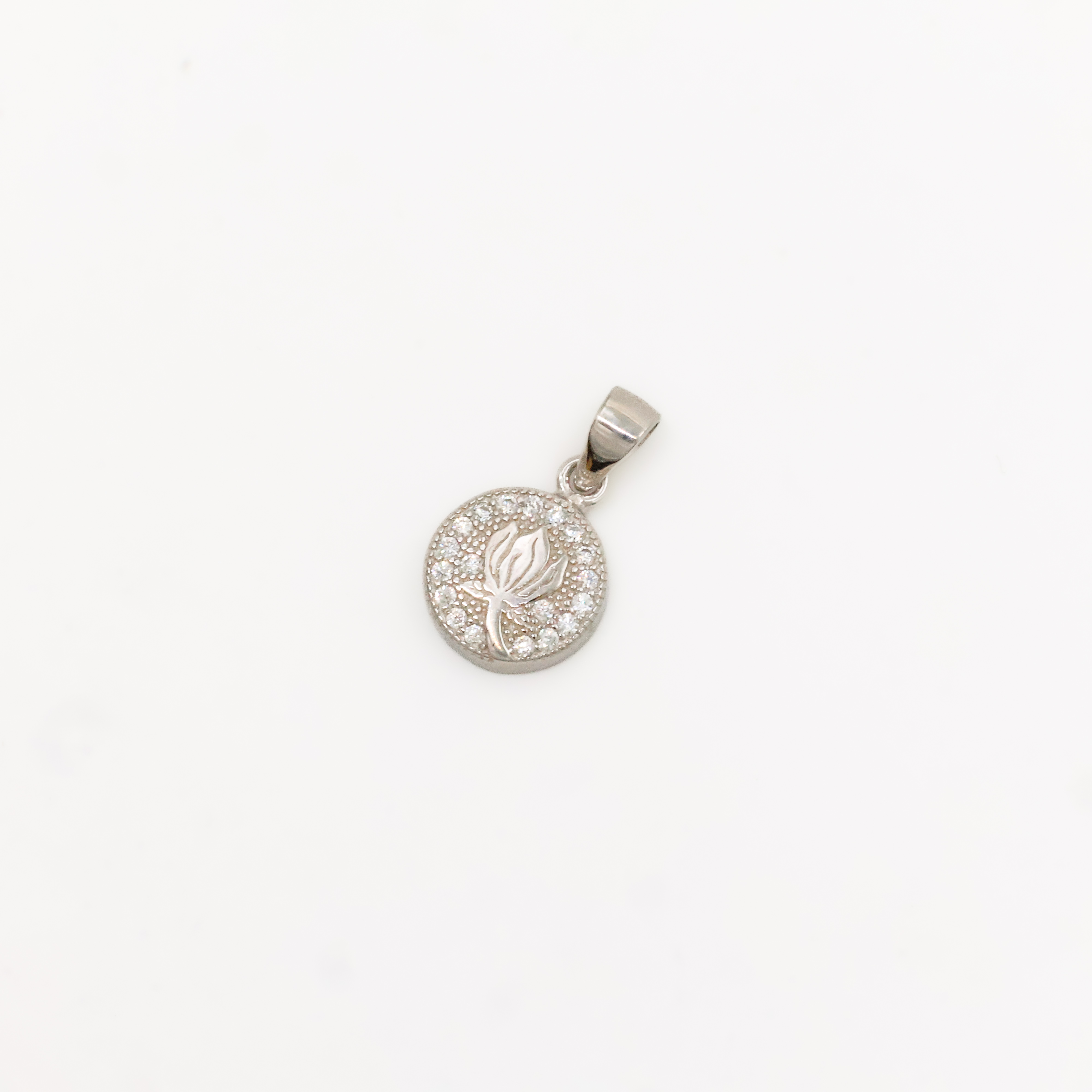Arham Silver Palace - Silver Lotus Pendant