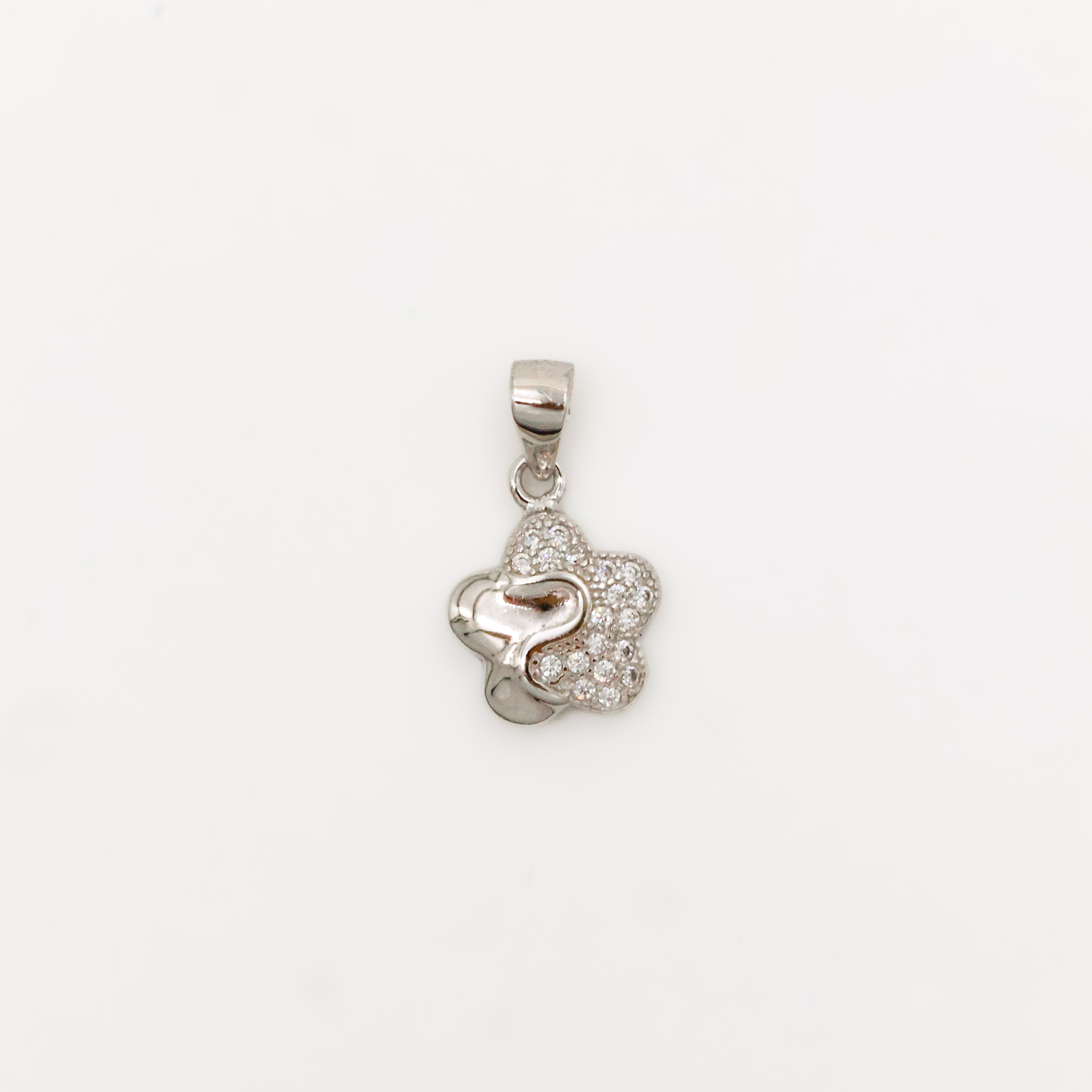 Arham Silver Palace - Silver Flower Pendant