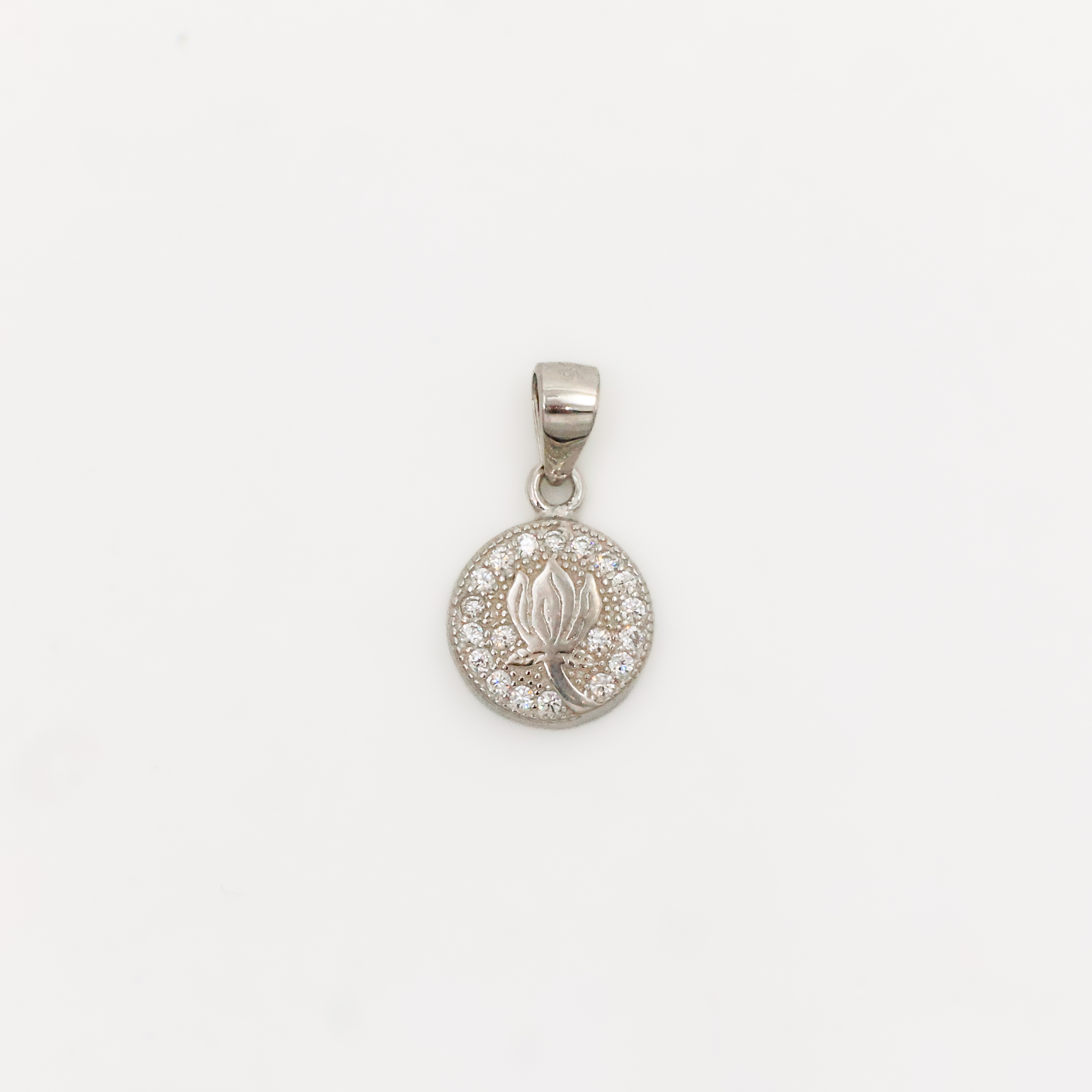 Arham Silver Palace - Silver Lotus Pendant