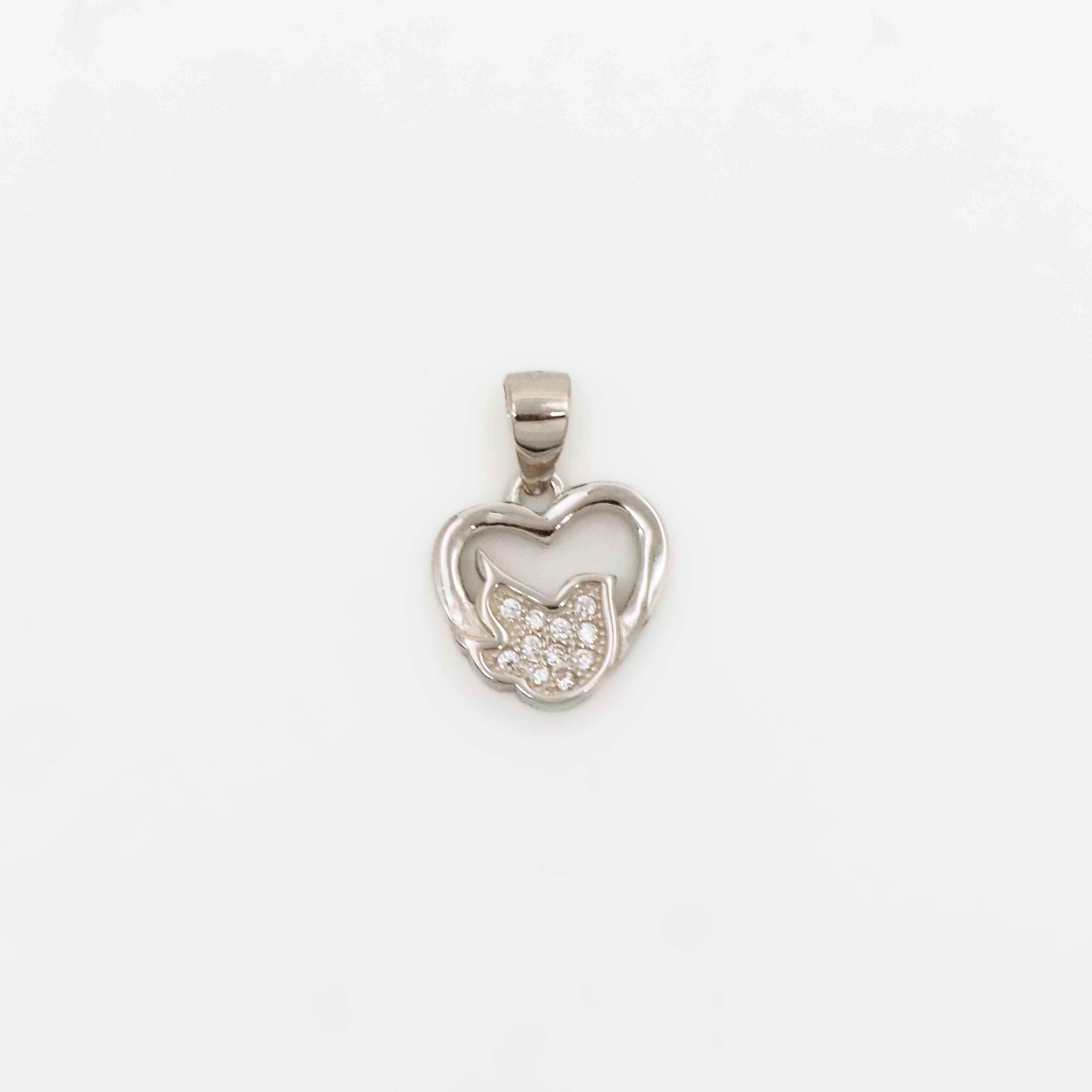 Arham Silver Palace - Silver Heart Pendant