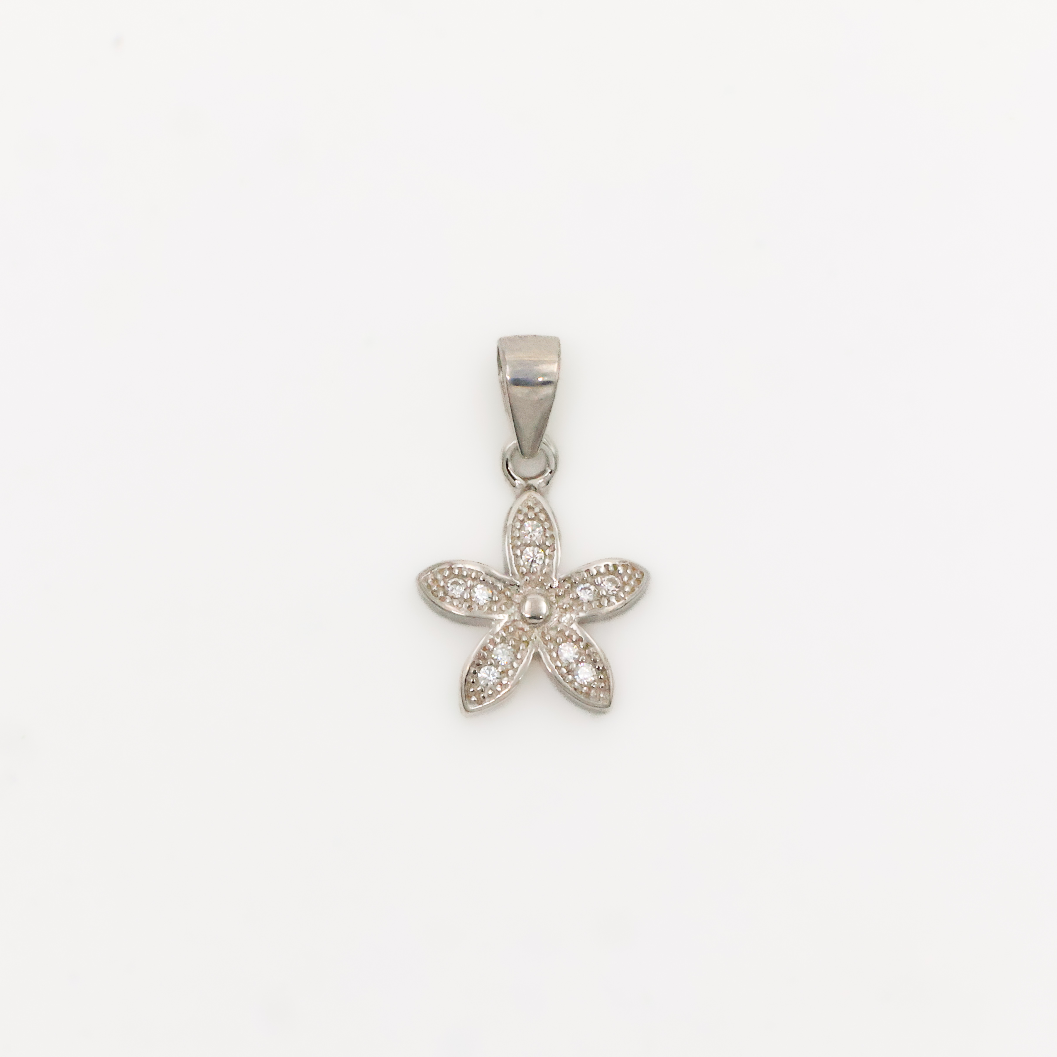 Arham Silver Palace - Silver Flower Pendant