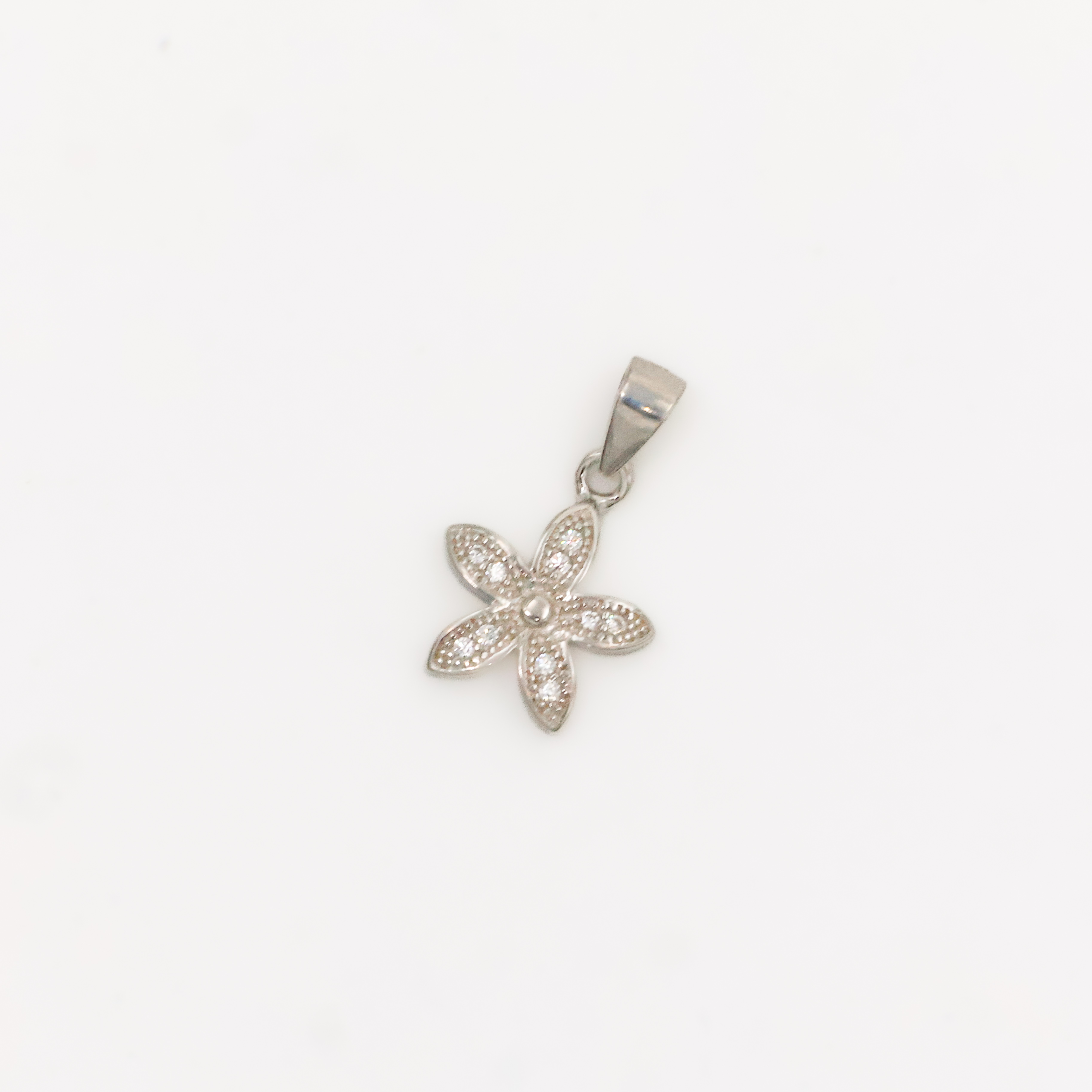 Arham Silver Palace - Silver Flower Pendant