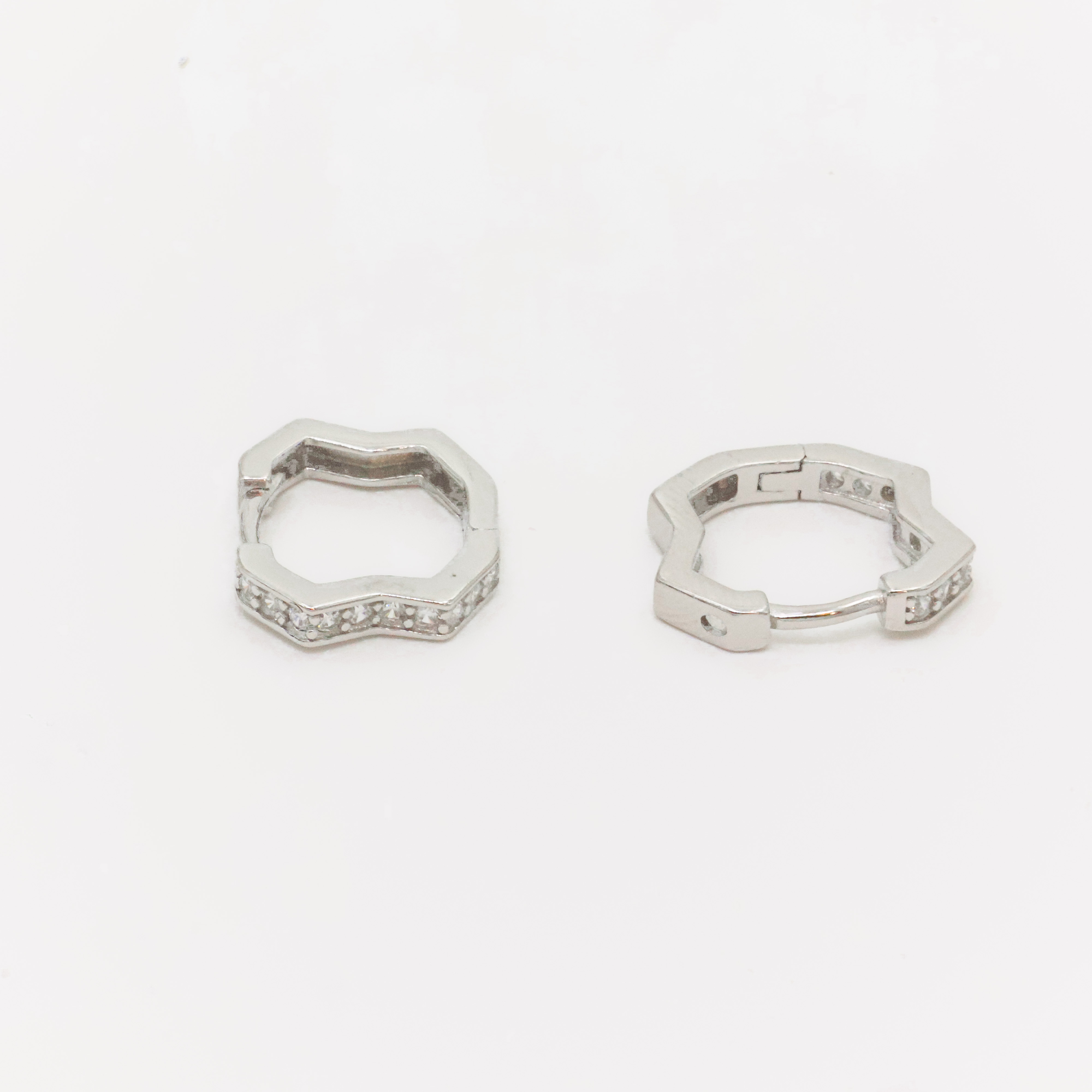 Arham Silver Palace - Silver Hoop Earrings