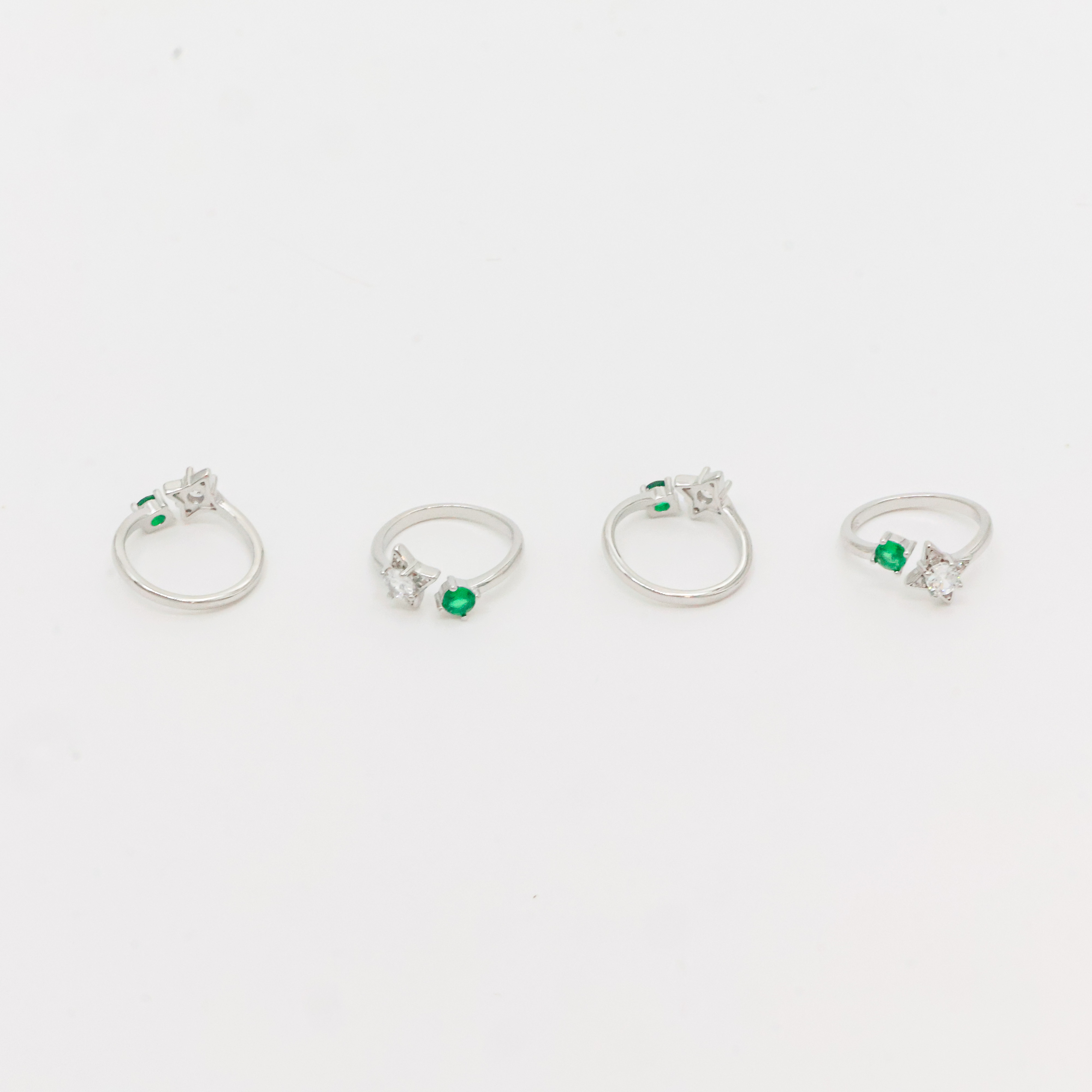 Arham Silver Palace - Silver Stone Ring