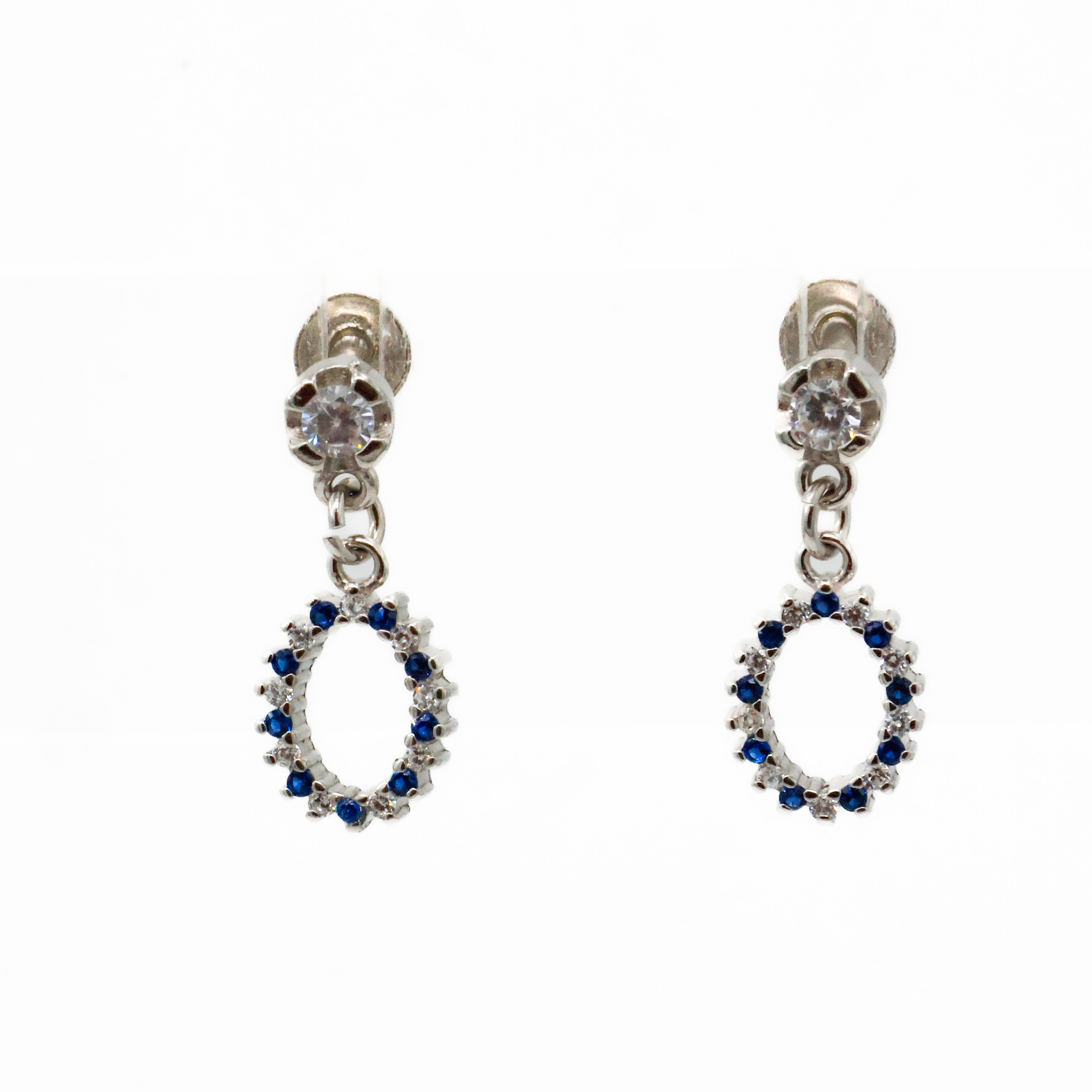 Arham Silver Palace - Silver Dangle Earrings