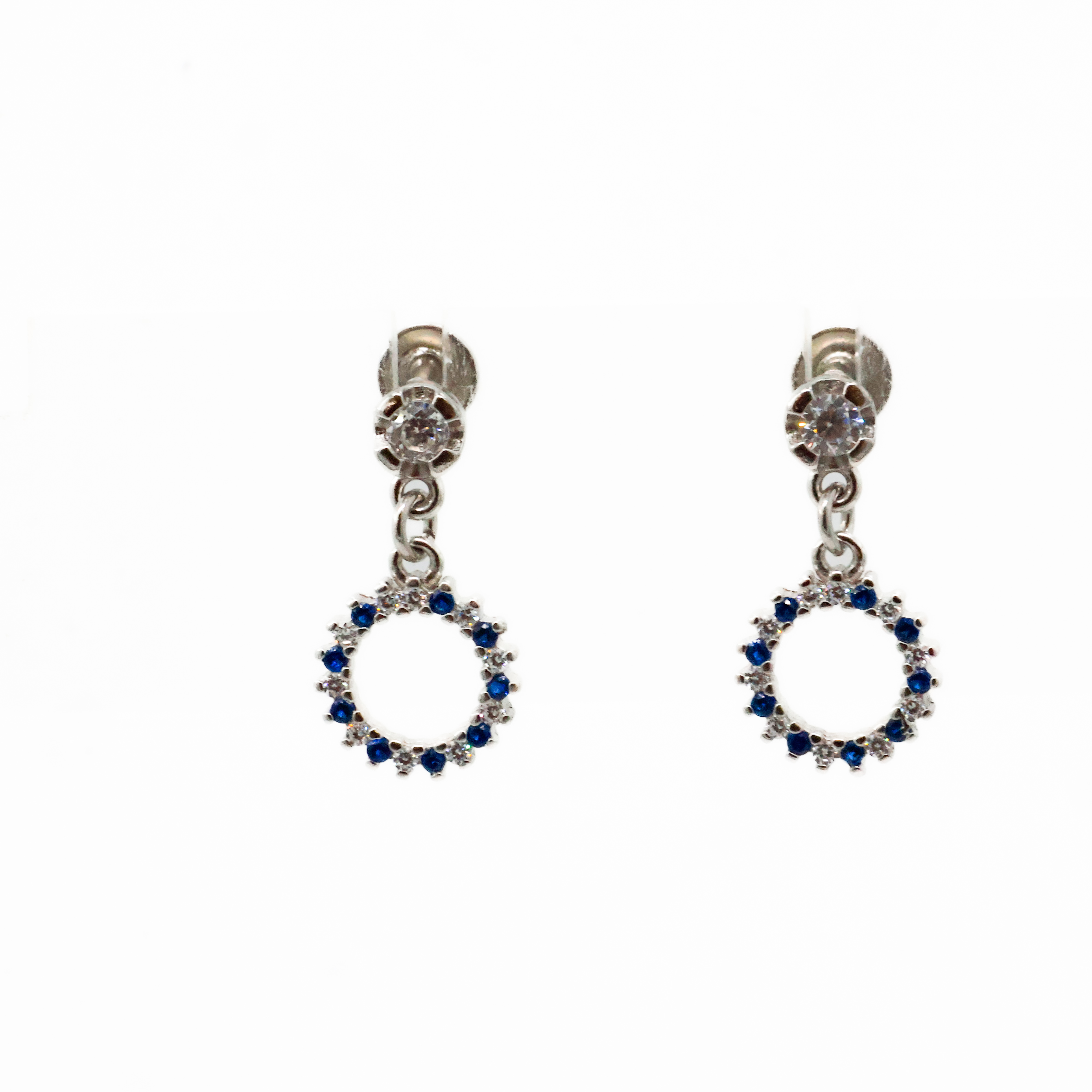 Arham Silver Palace - Silver Circle Earrings