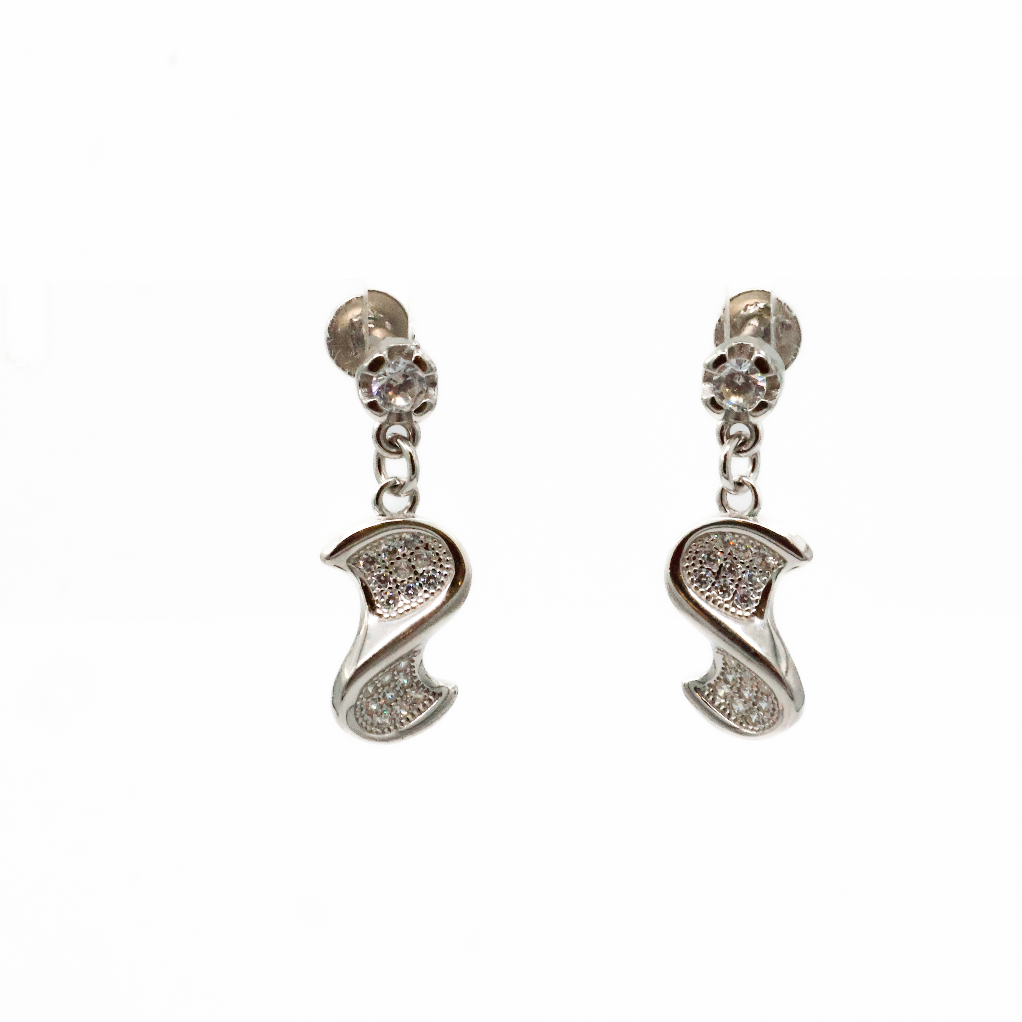 Arham Silver Palace - Silver Drop Earrings