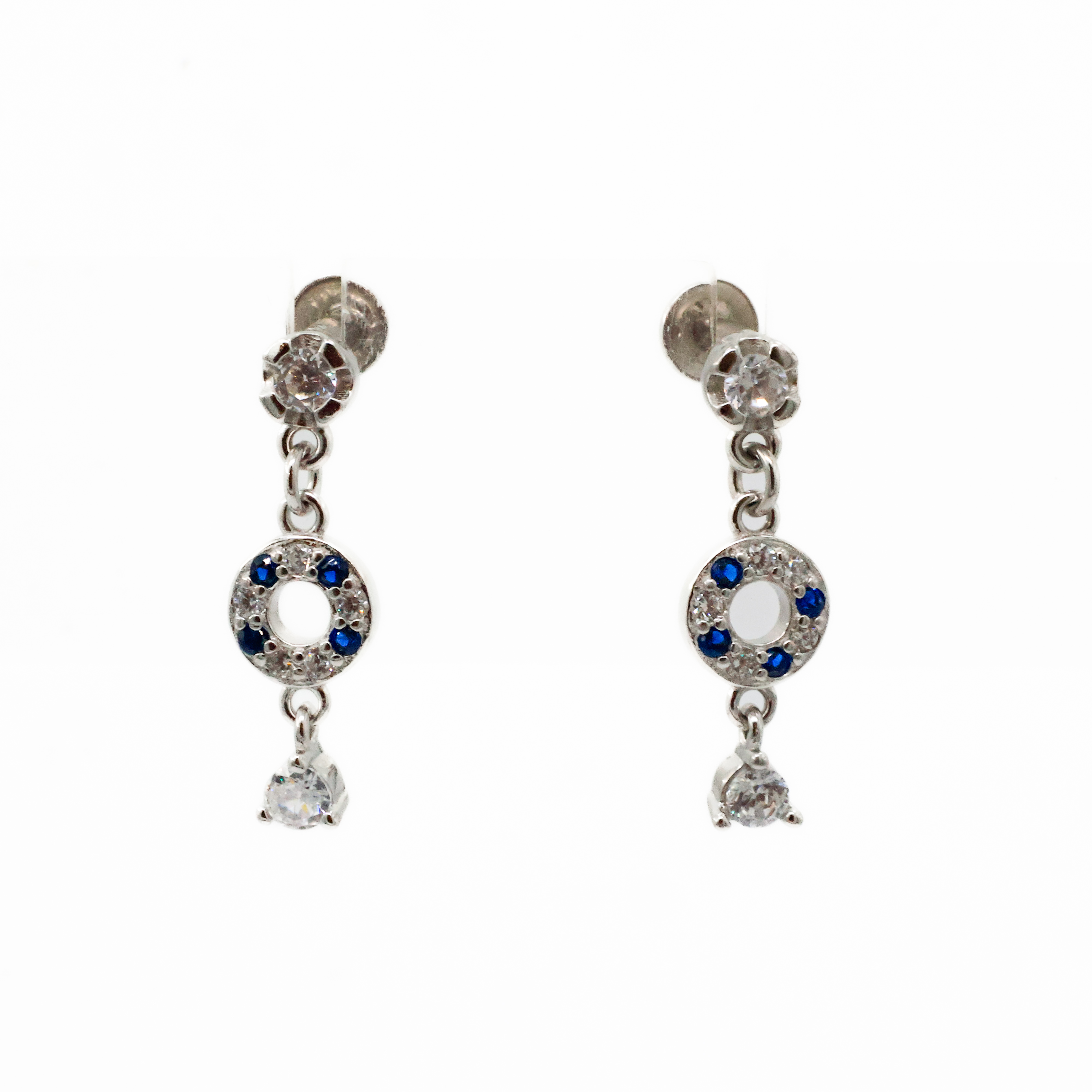Arham Silver Palace - Silver Drop Earrings