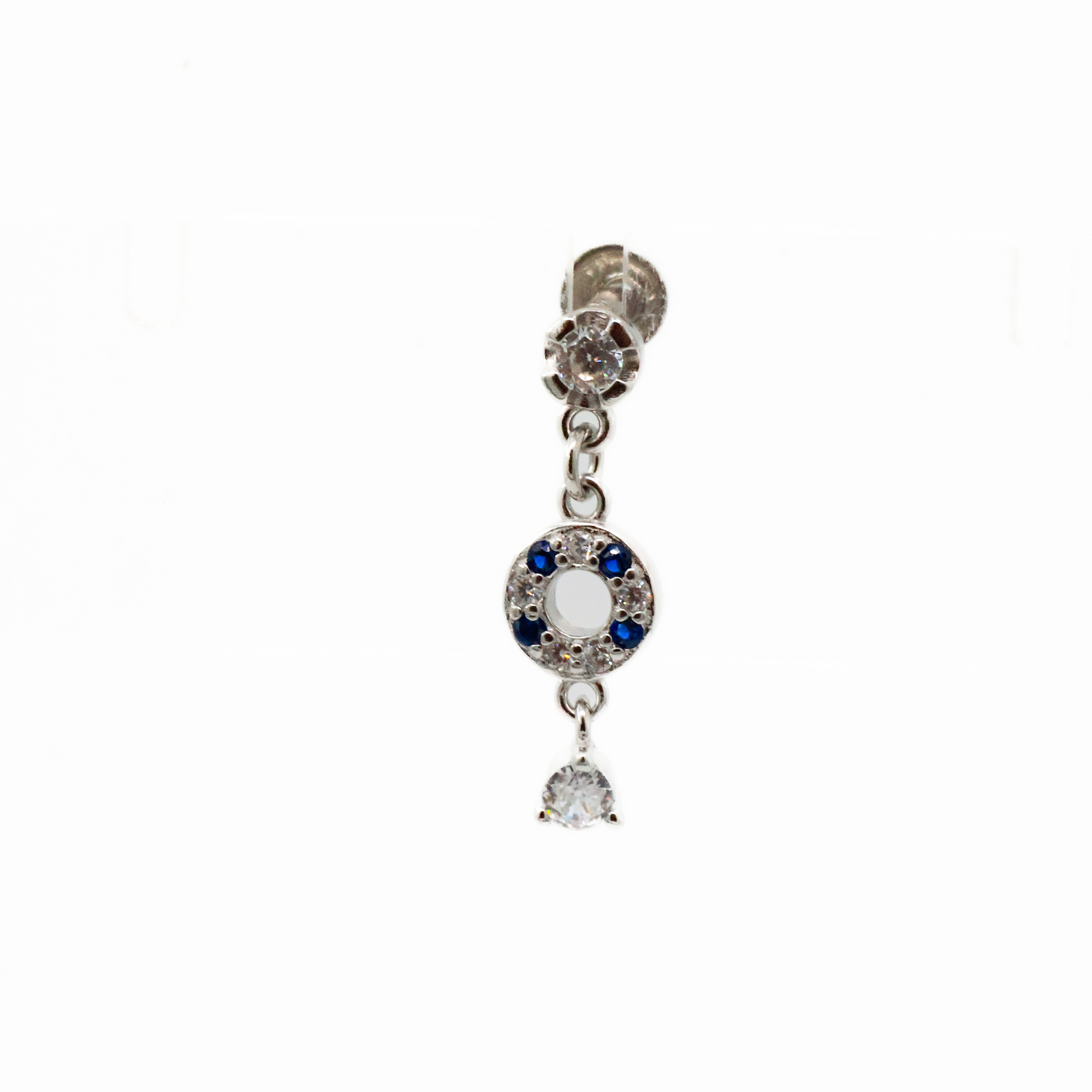 Arham Silver Palace - Silver Drop Earrings
