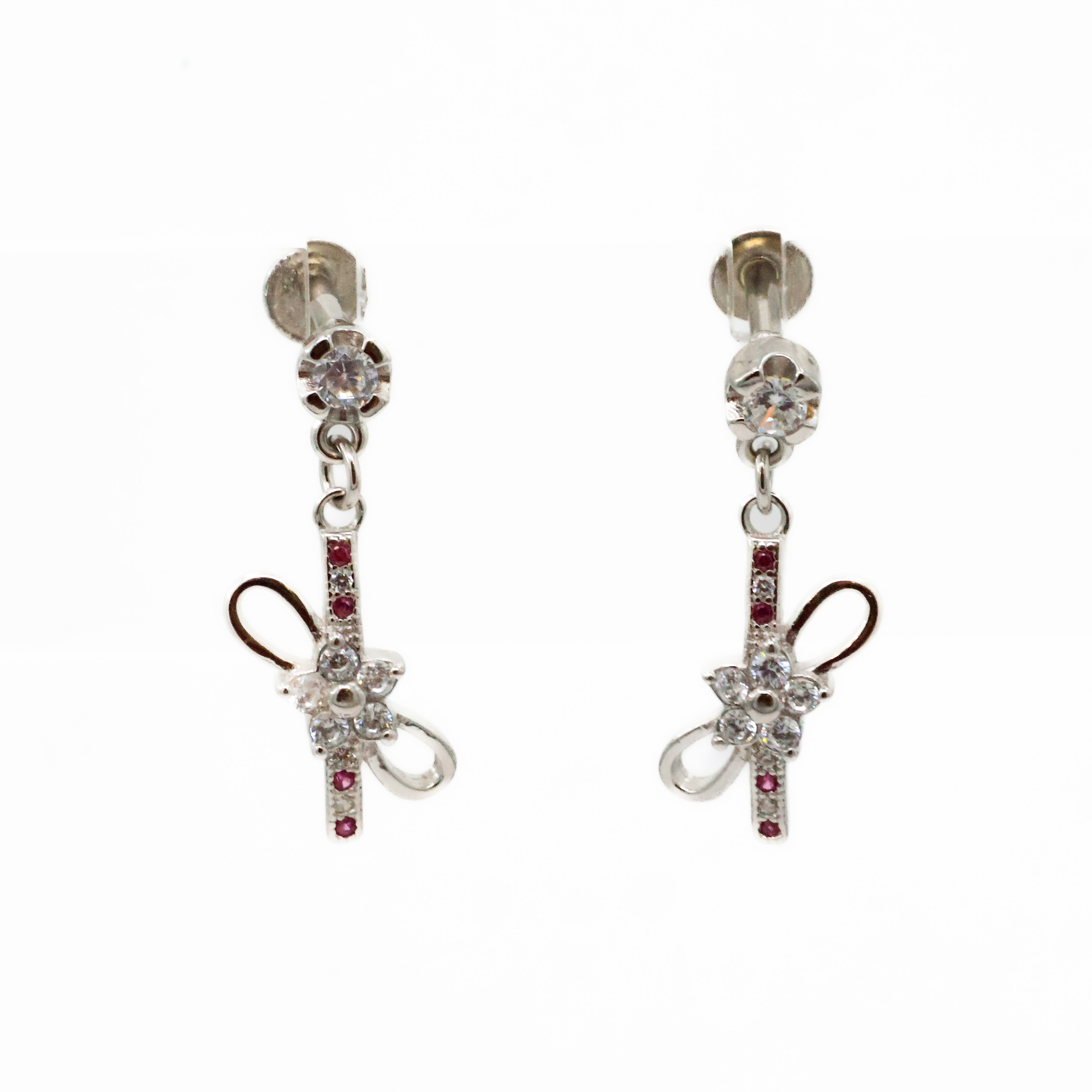 Arham Silver Palace - Silver Drop Earrings