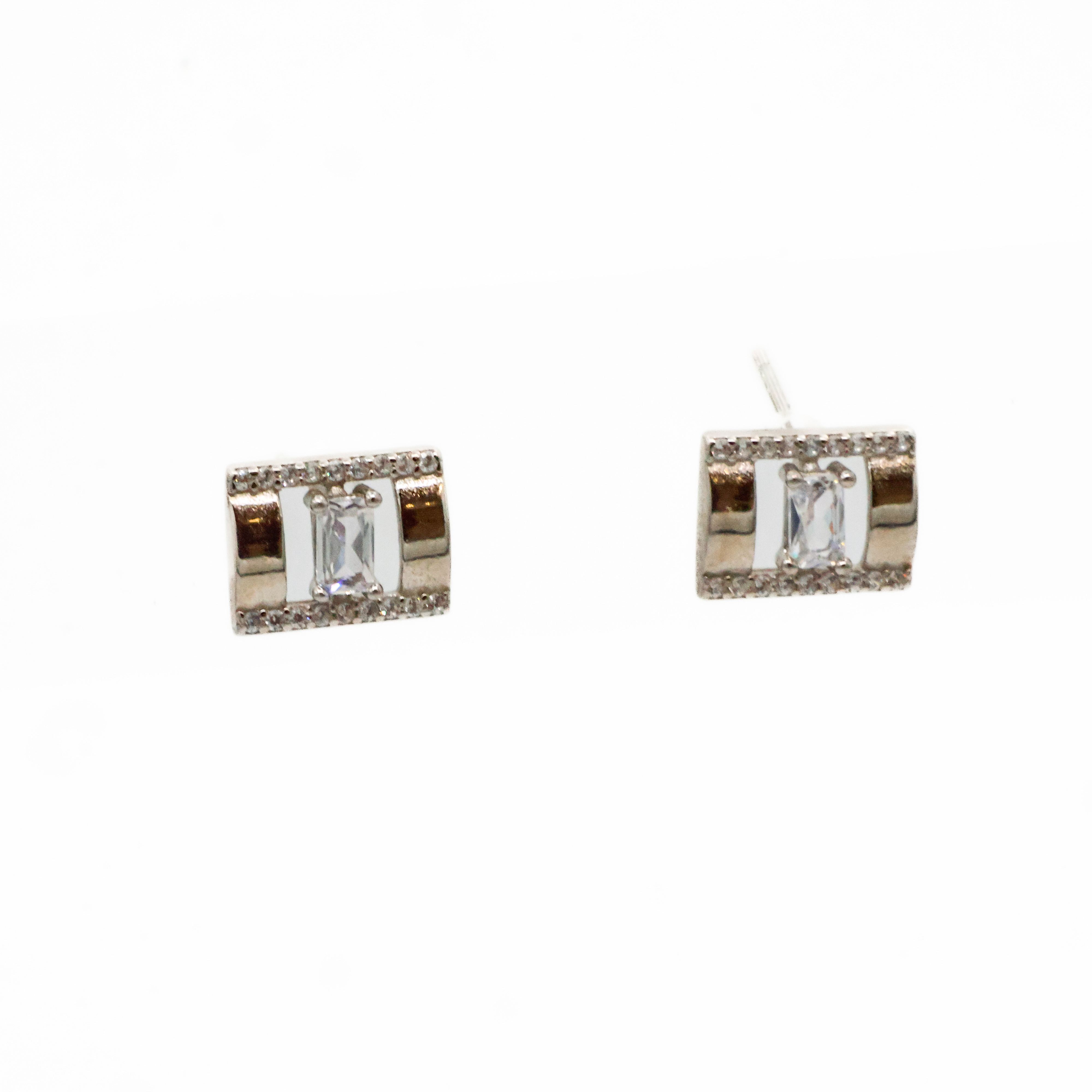 Arham Silver Palace - Silver Stud Earrings