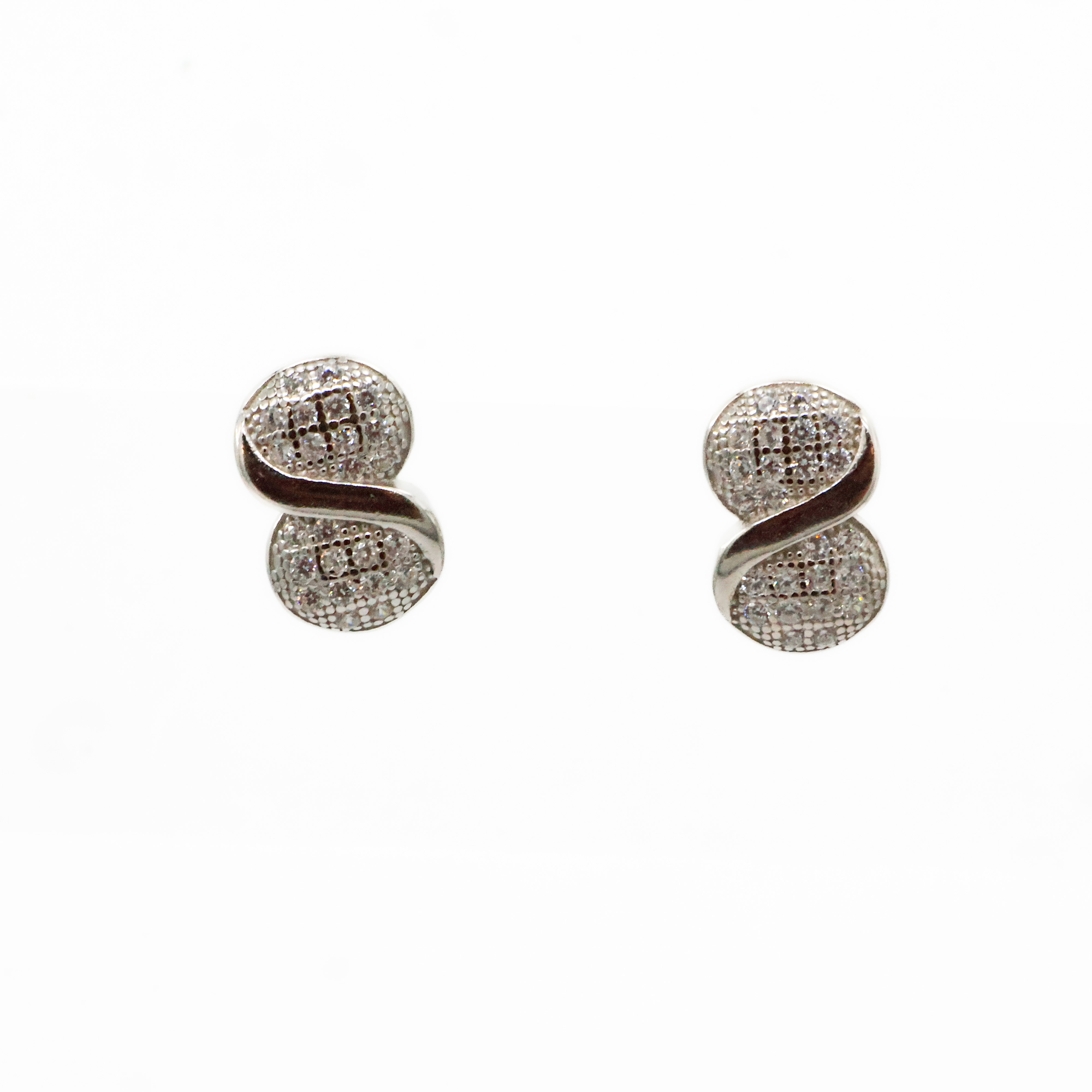 Arham Silver Palace - Silver Stud Earrings