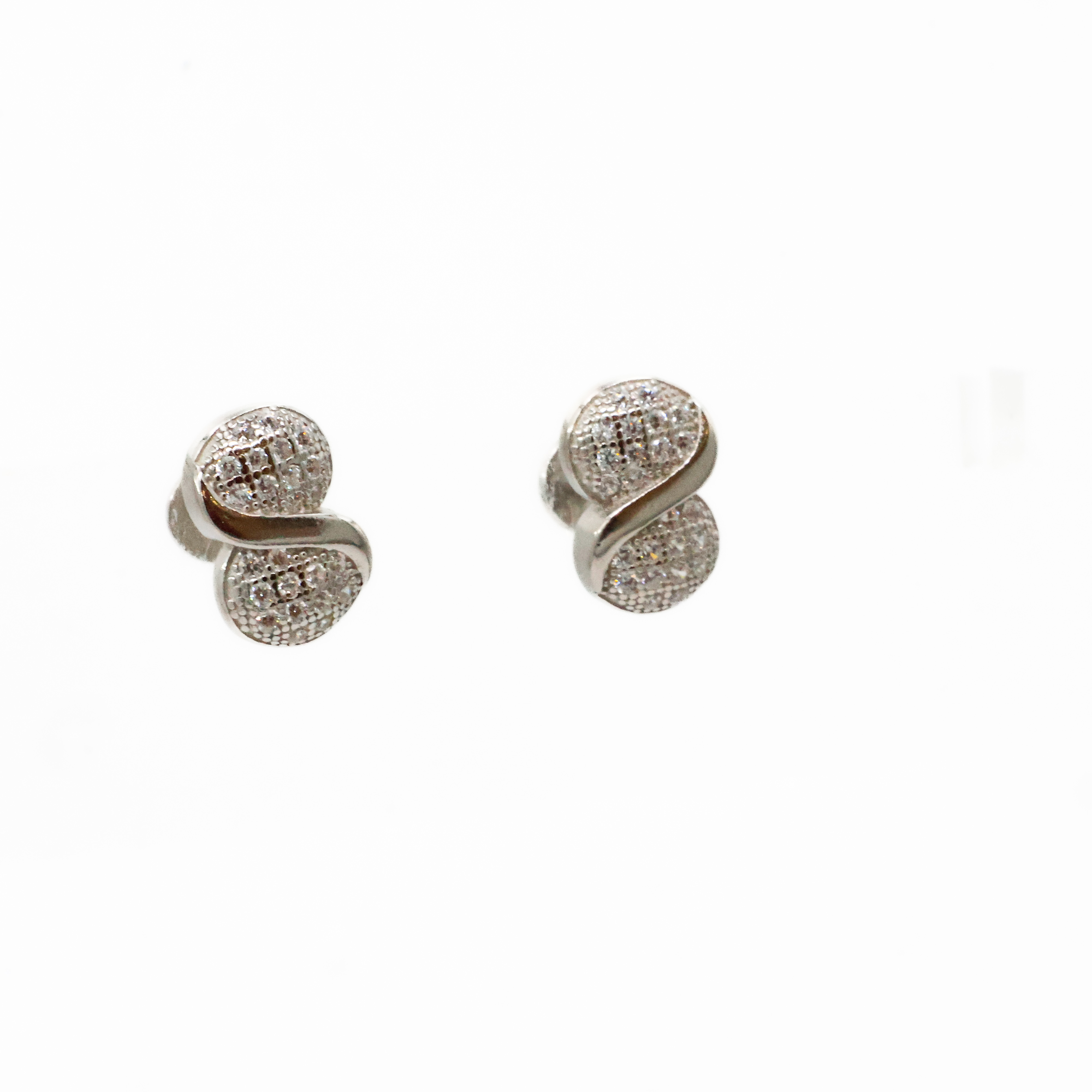 Arham Silver Palace - Silver Stud Earrings
