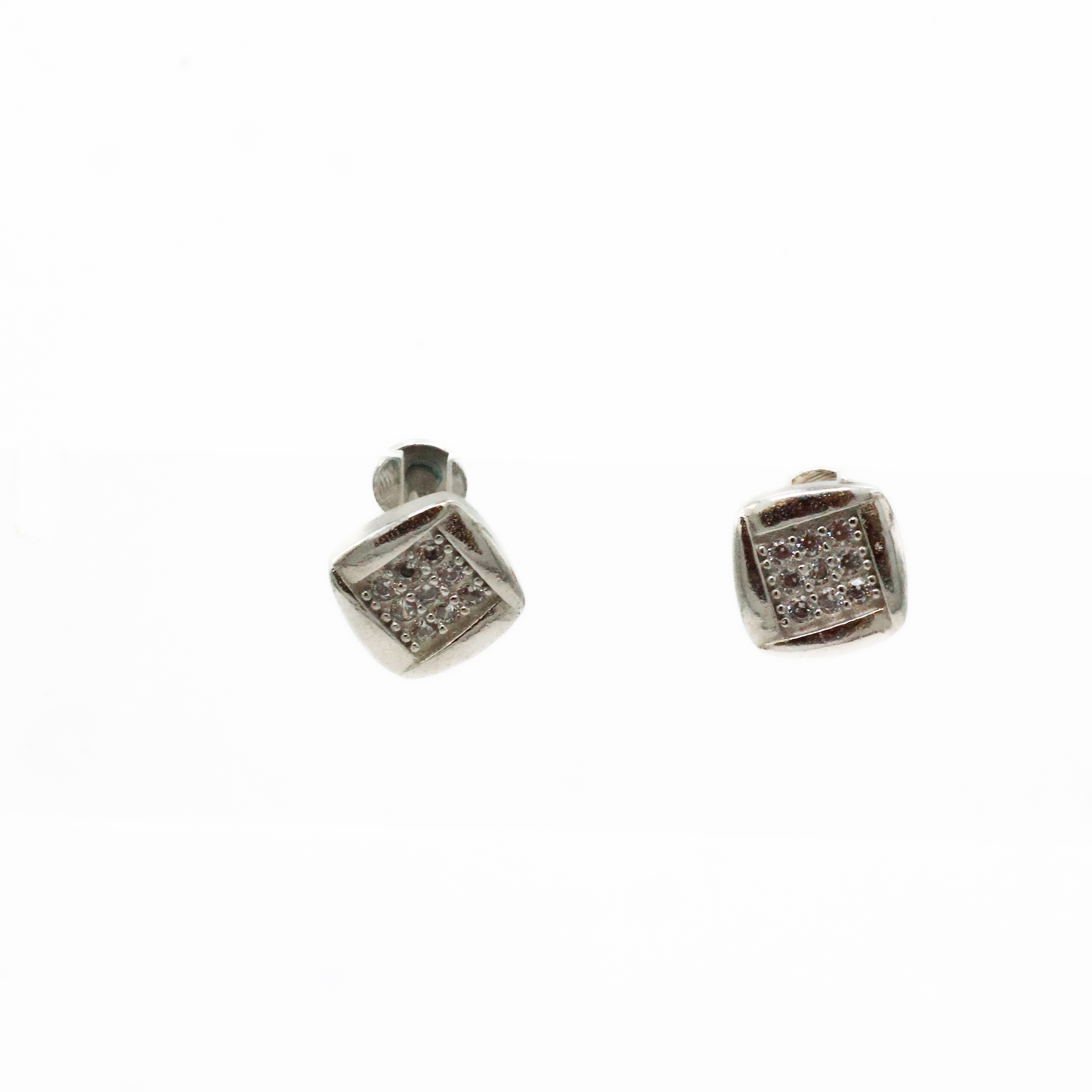 Arham Silver Palace - Silver Stud Earrings