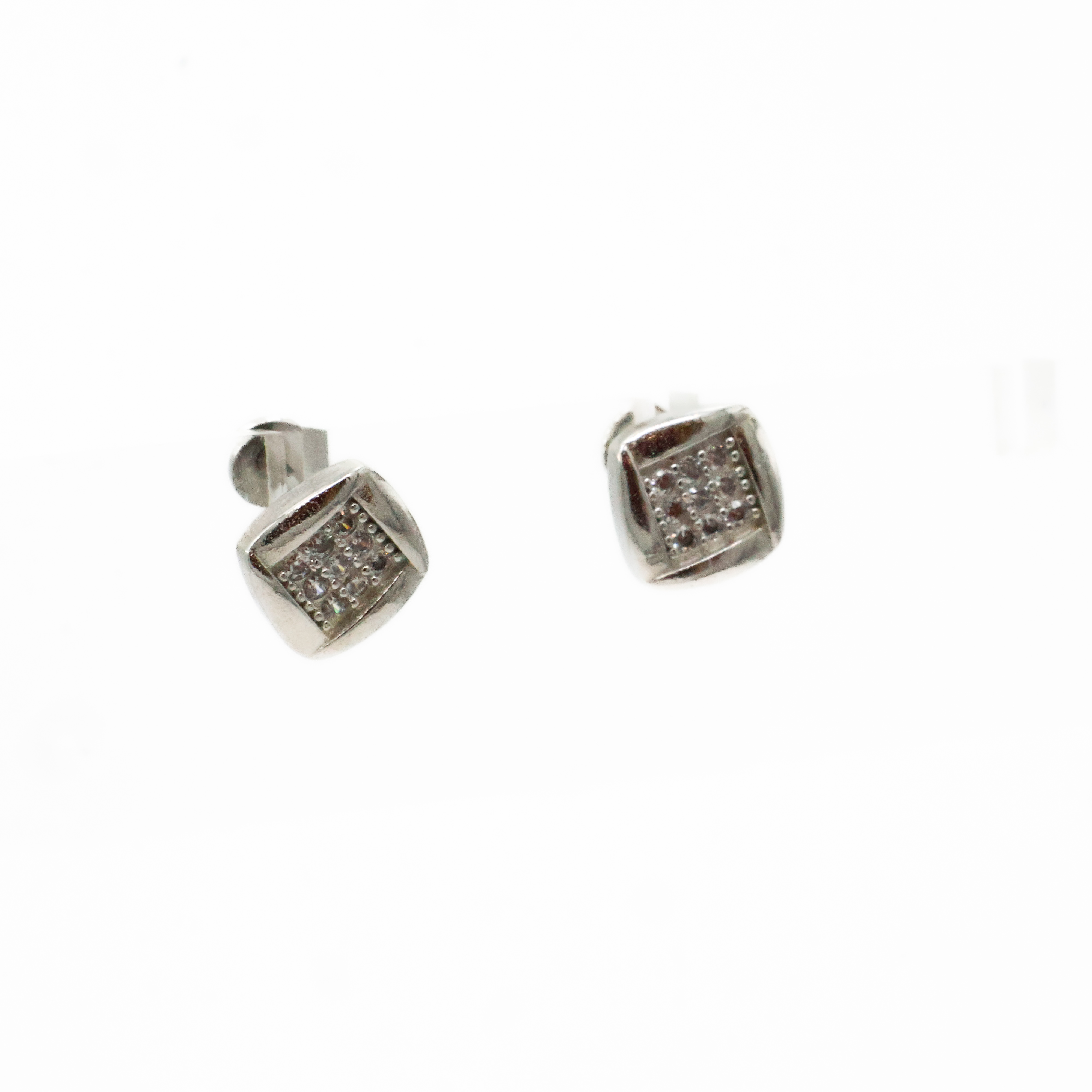 Arham Silver Palace - Silver Stud Earrings
