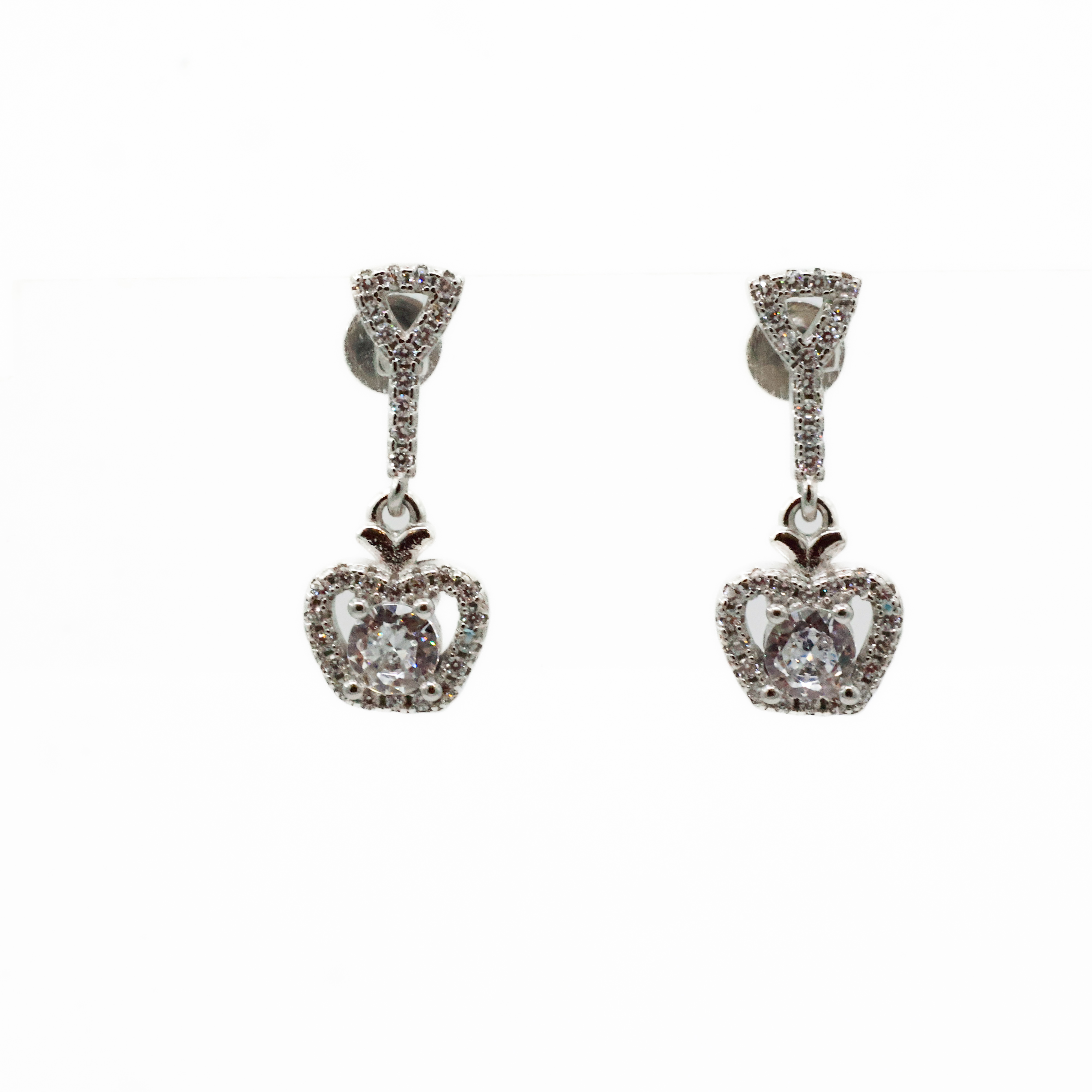 Arham Silver Palace - Silver Drop Earrings