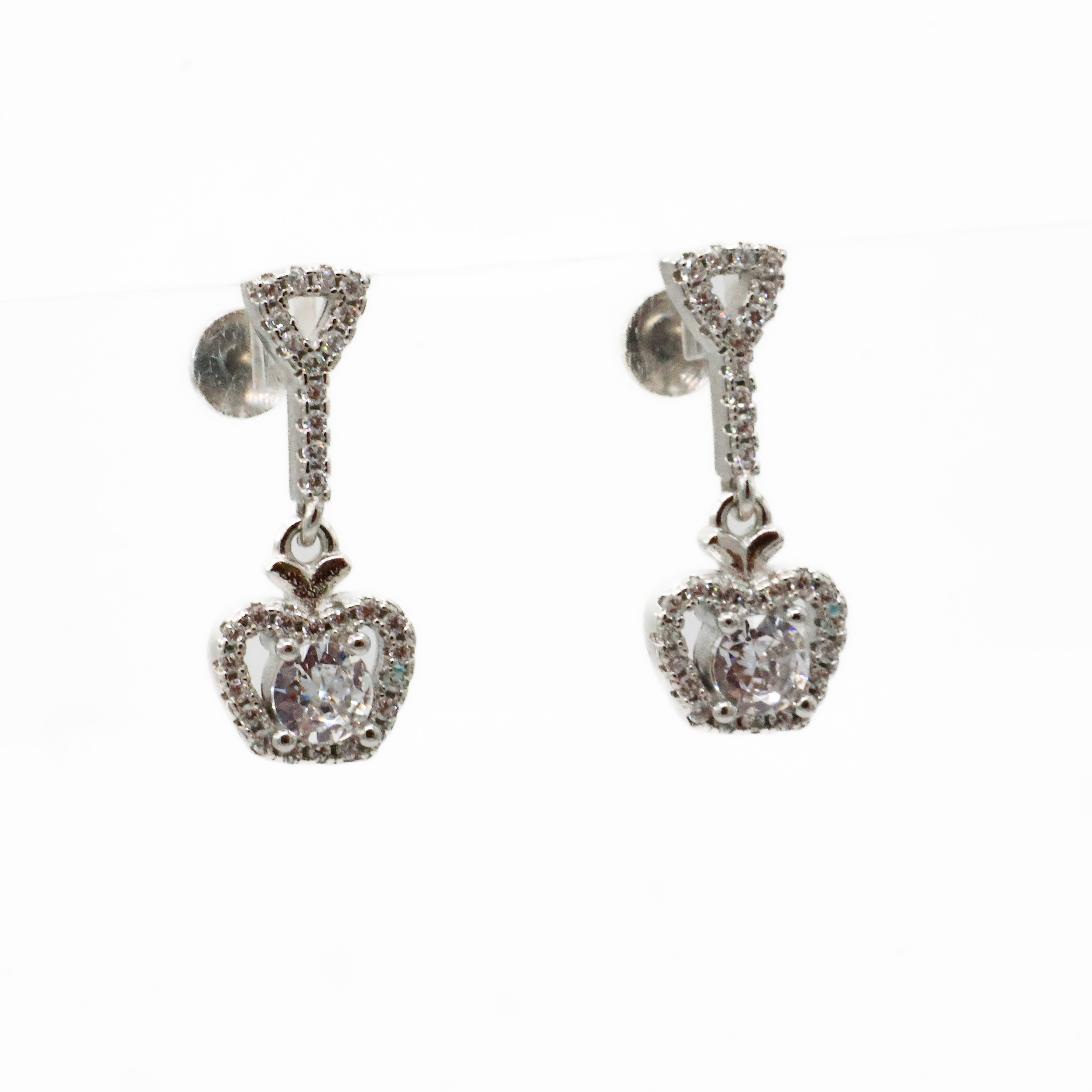 Arham Silver Palace - Silver Drop Earrings