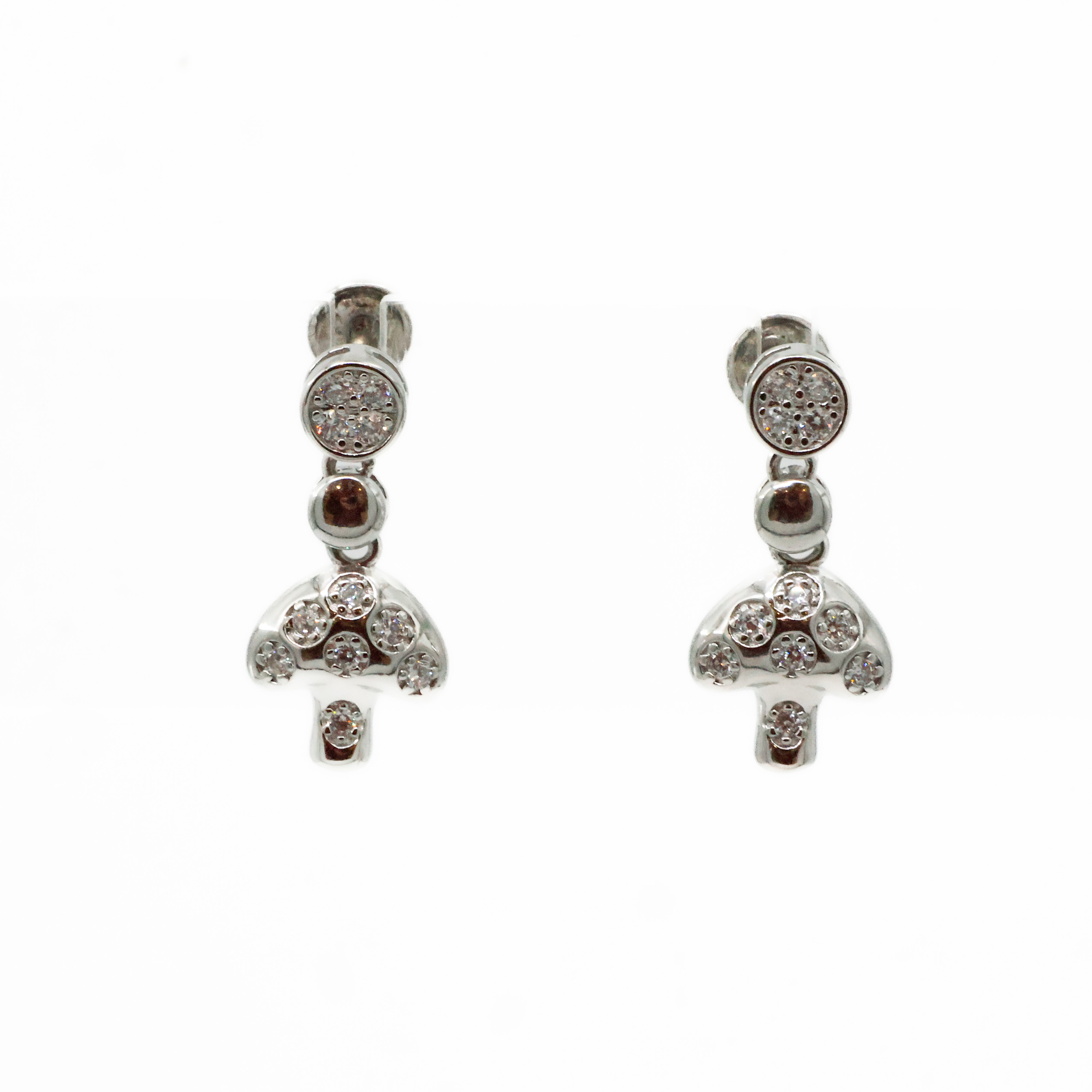 Arham Silver Palace - Silver Dangler Earrings