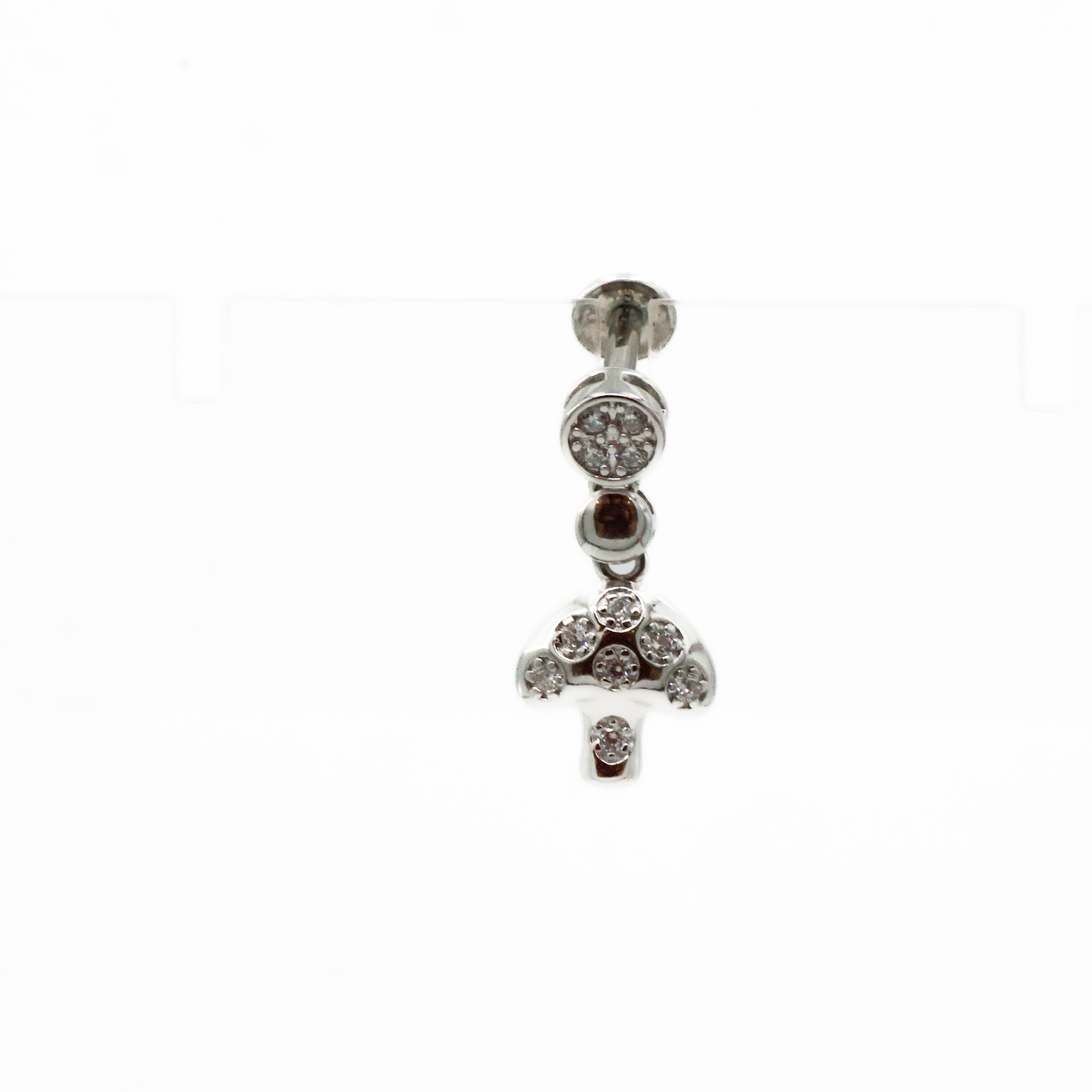 Arham Silver Palace - Silver Dangler Earrings