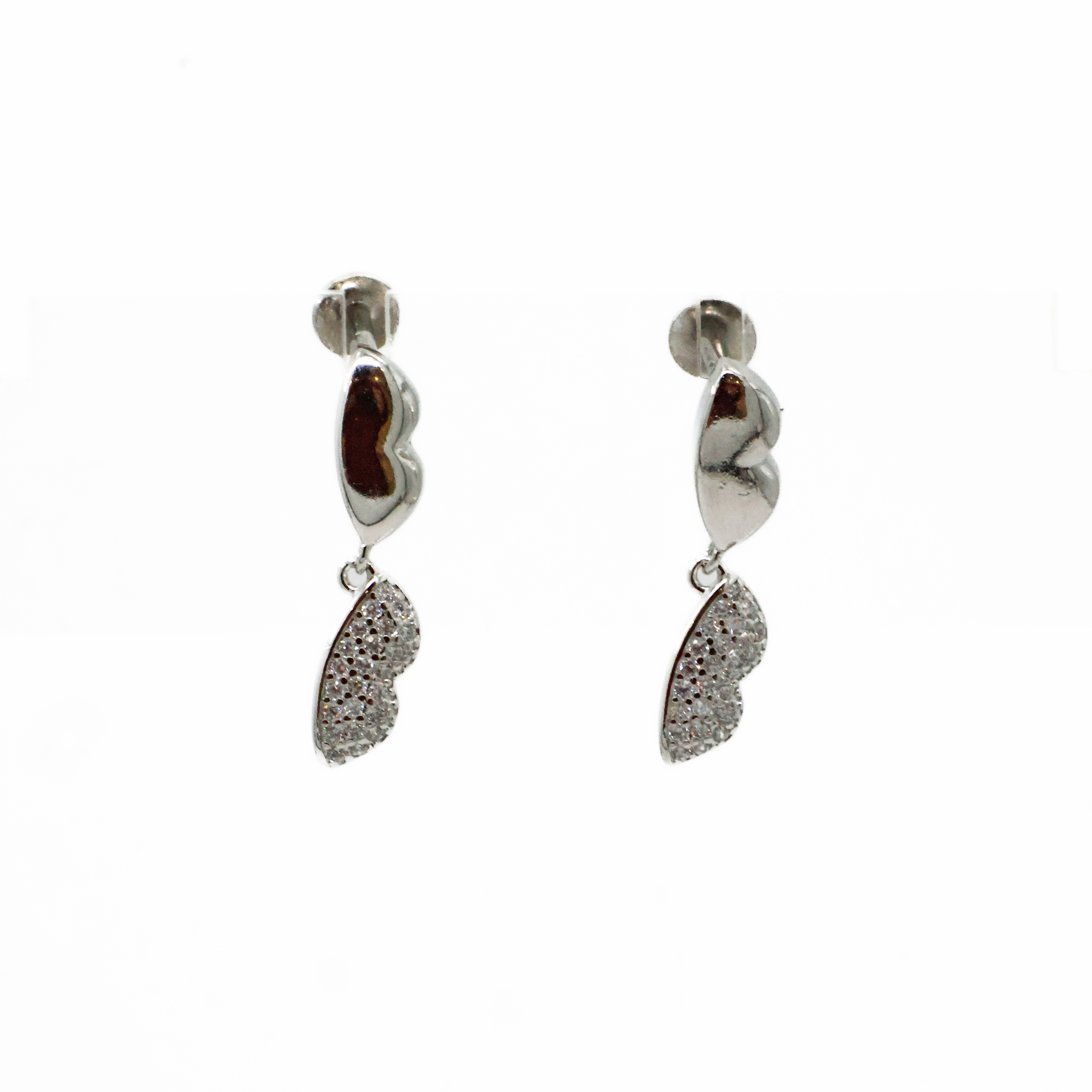 Arham Silver Palace - Silver Drop Earrings