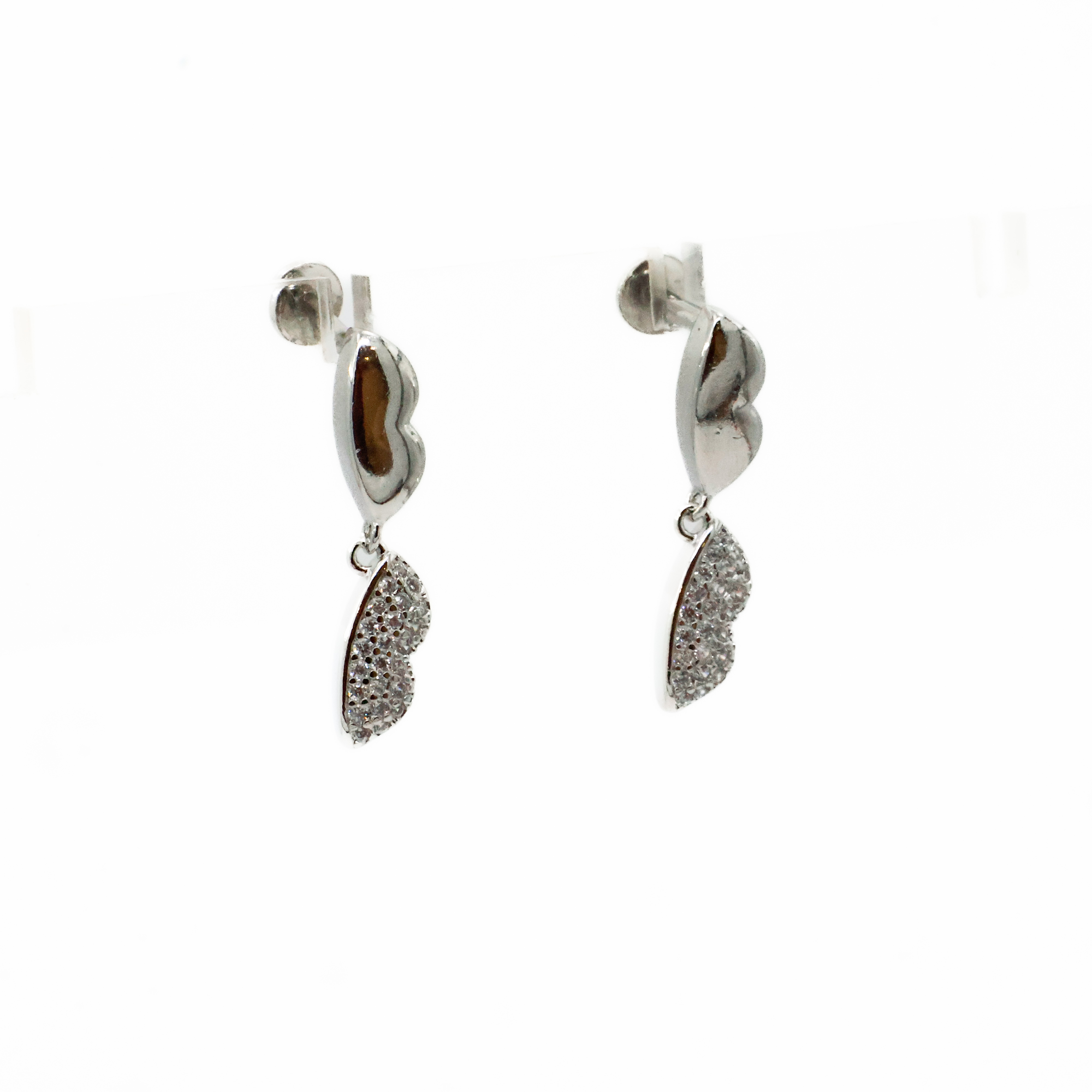 Arham Silver Palace - Silver Drop Earrings