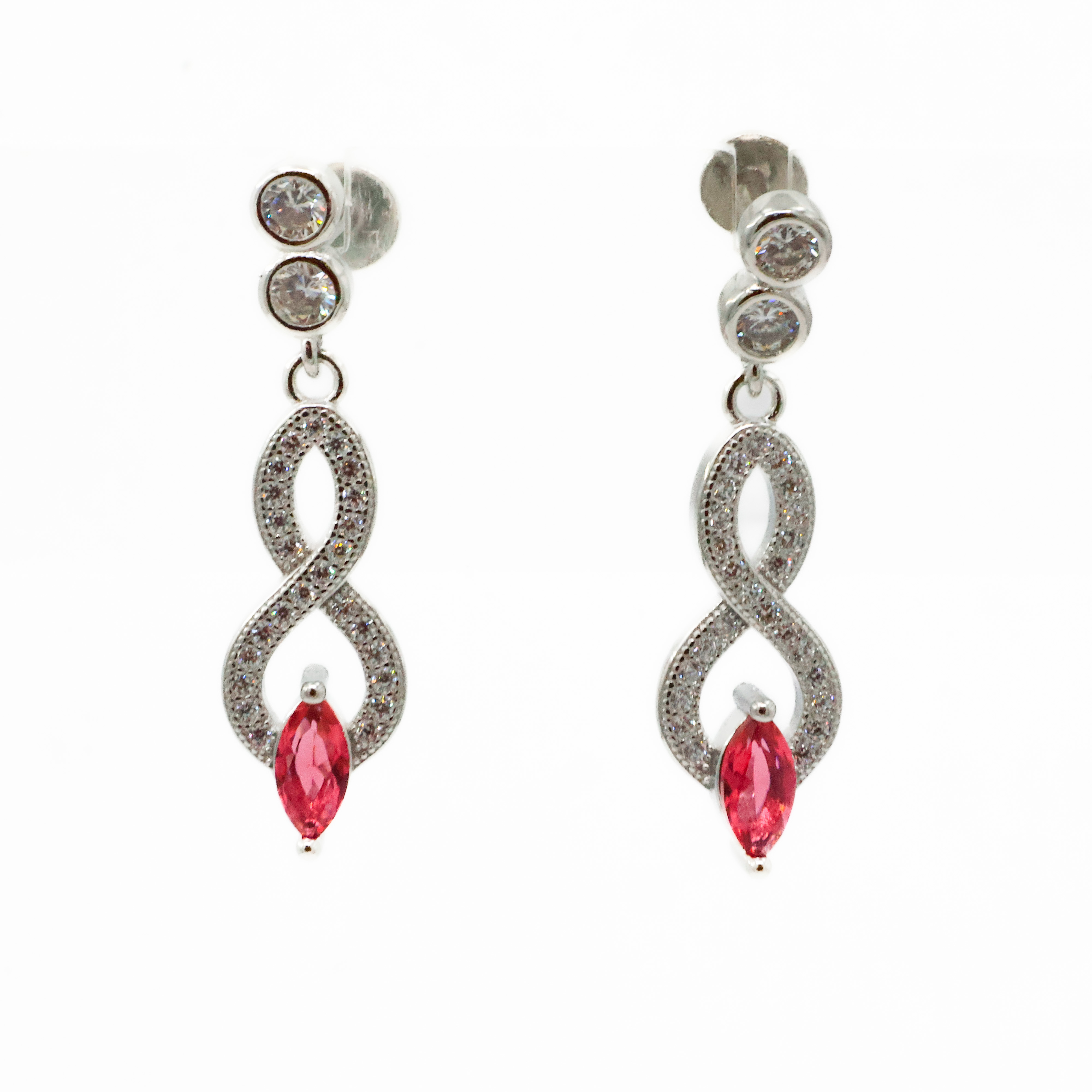 Arham Silver Palace - Silver Drop Earrings