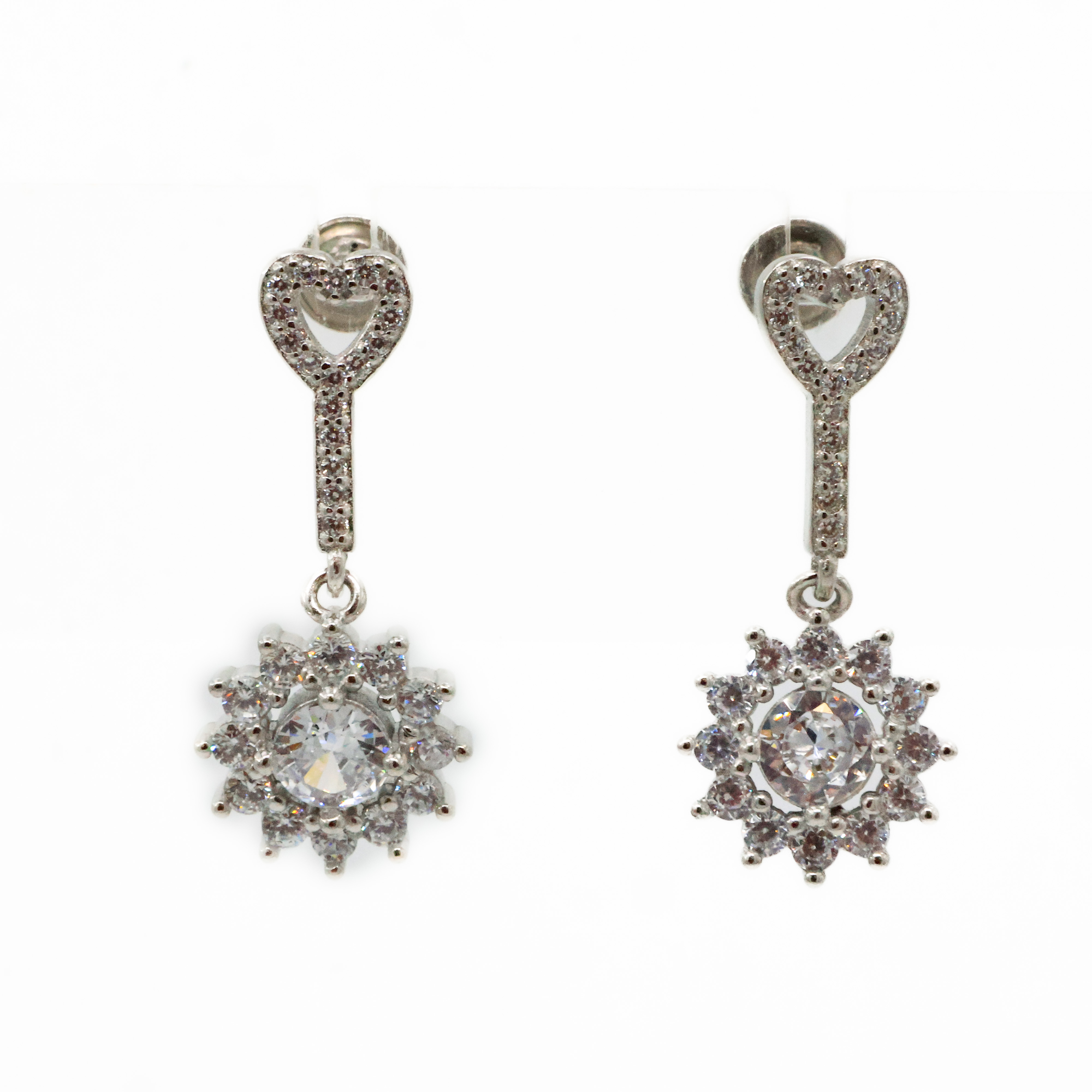 Arham Silver Palace - Silver Drop Earrings
