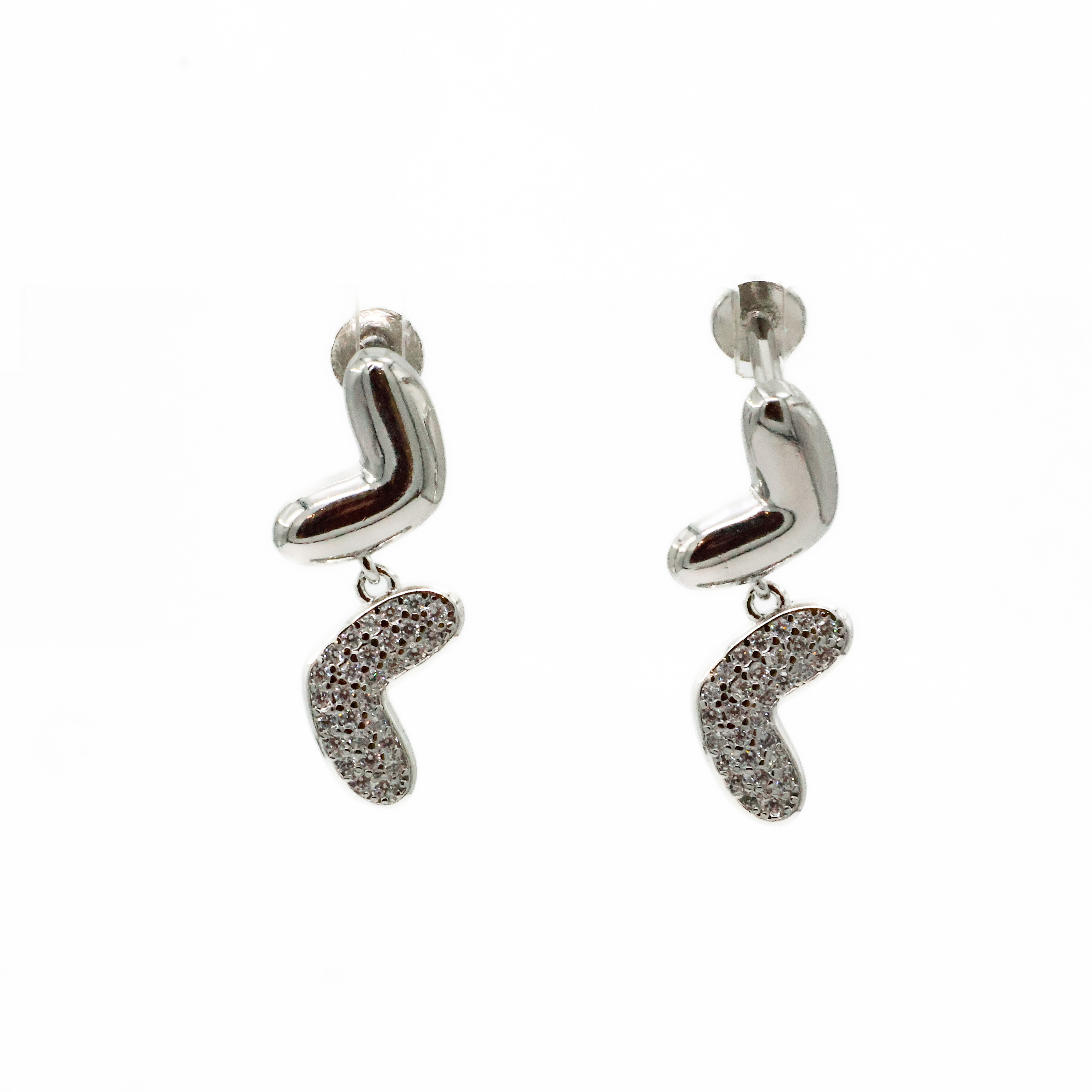 Arham Silver Palace - Silver Drop Earrings
