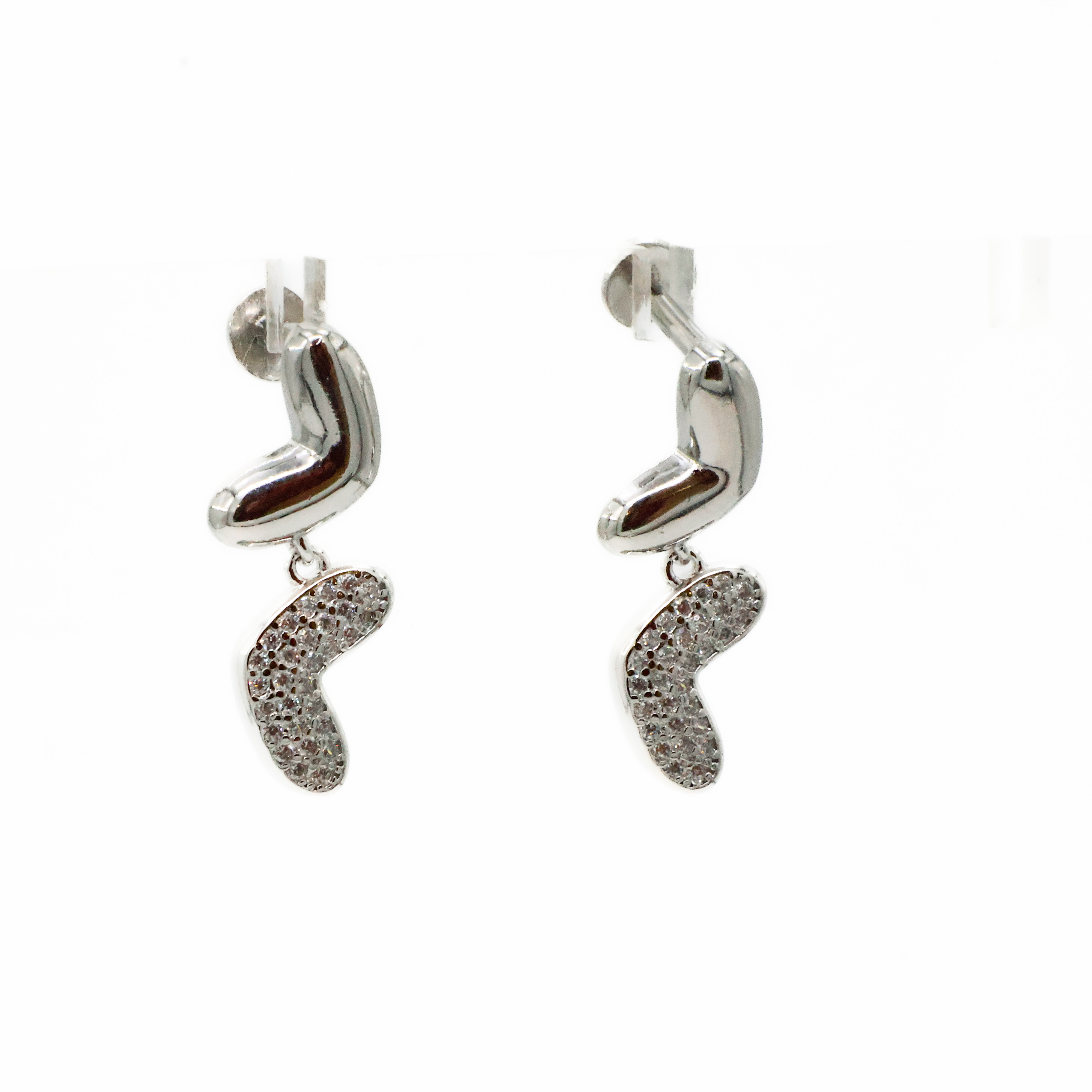 Arham Silver Palace - Silver Drop Earrings