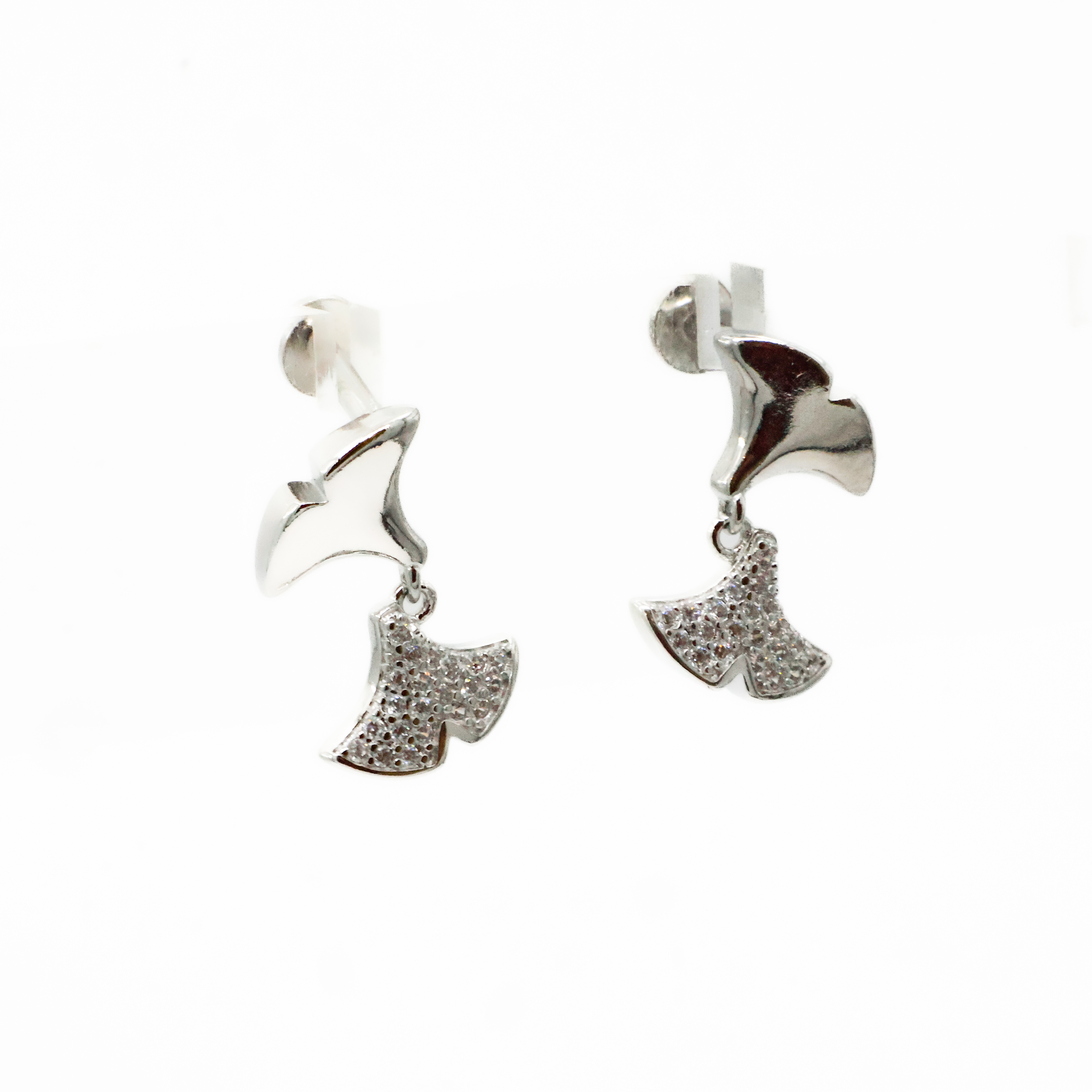 Arham Silver Palace - Silver Stud Earrings