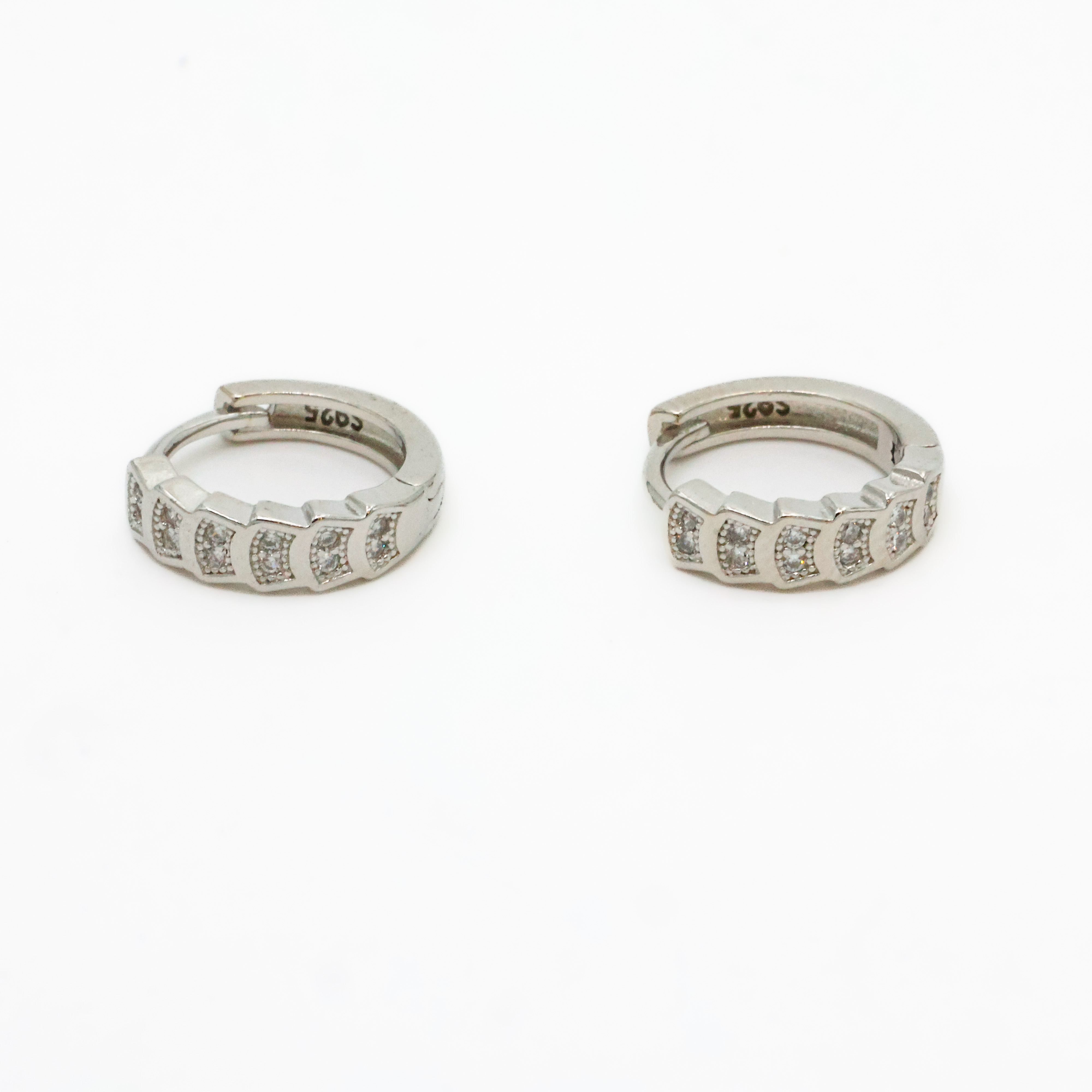 Arham Silver Palace - Silver Hoop Earrings