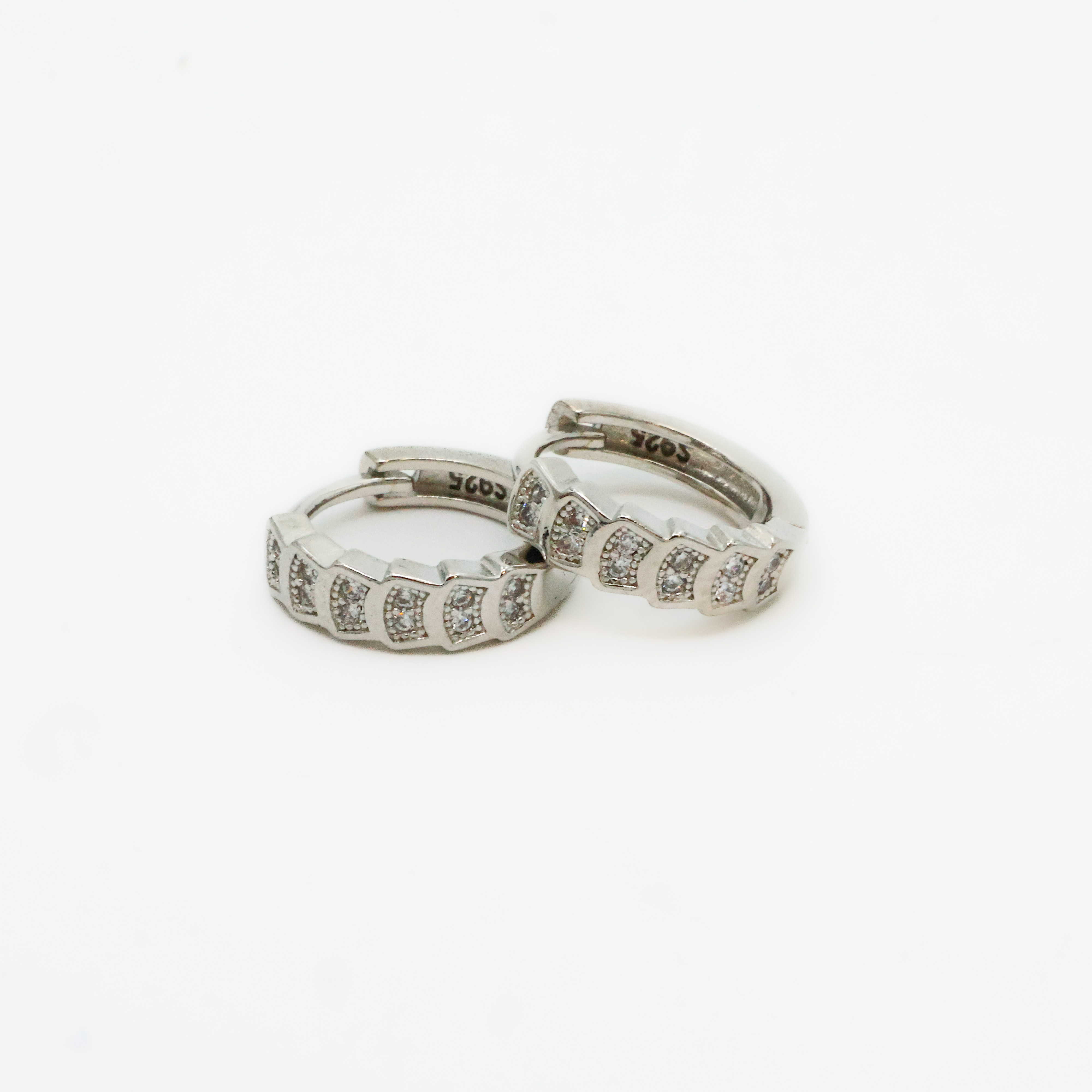 Arham Silver Palace - Silver Hoop Earrings