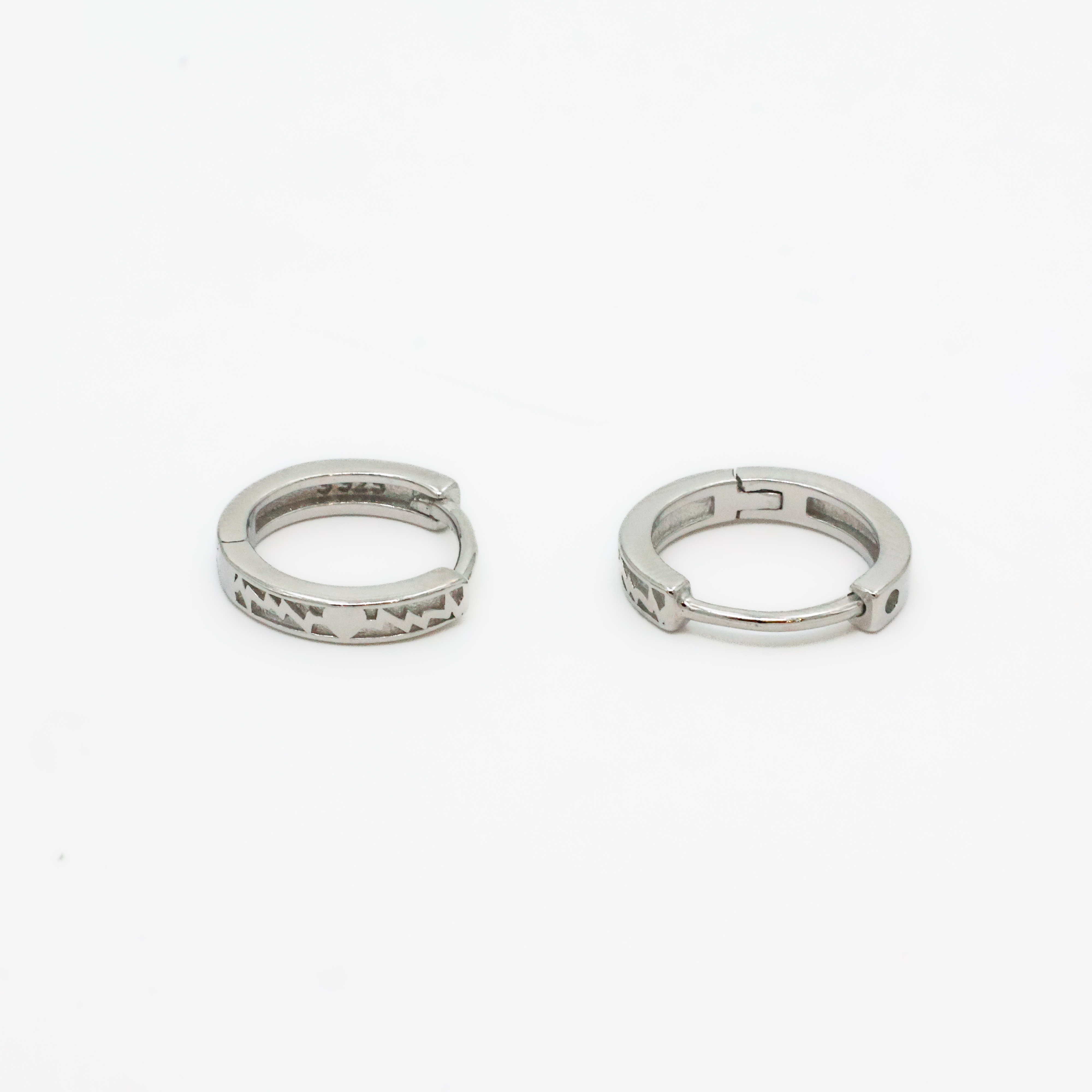Arham Silver Palace - Silver Hoop Earrings