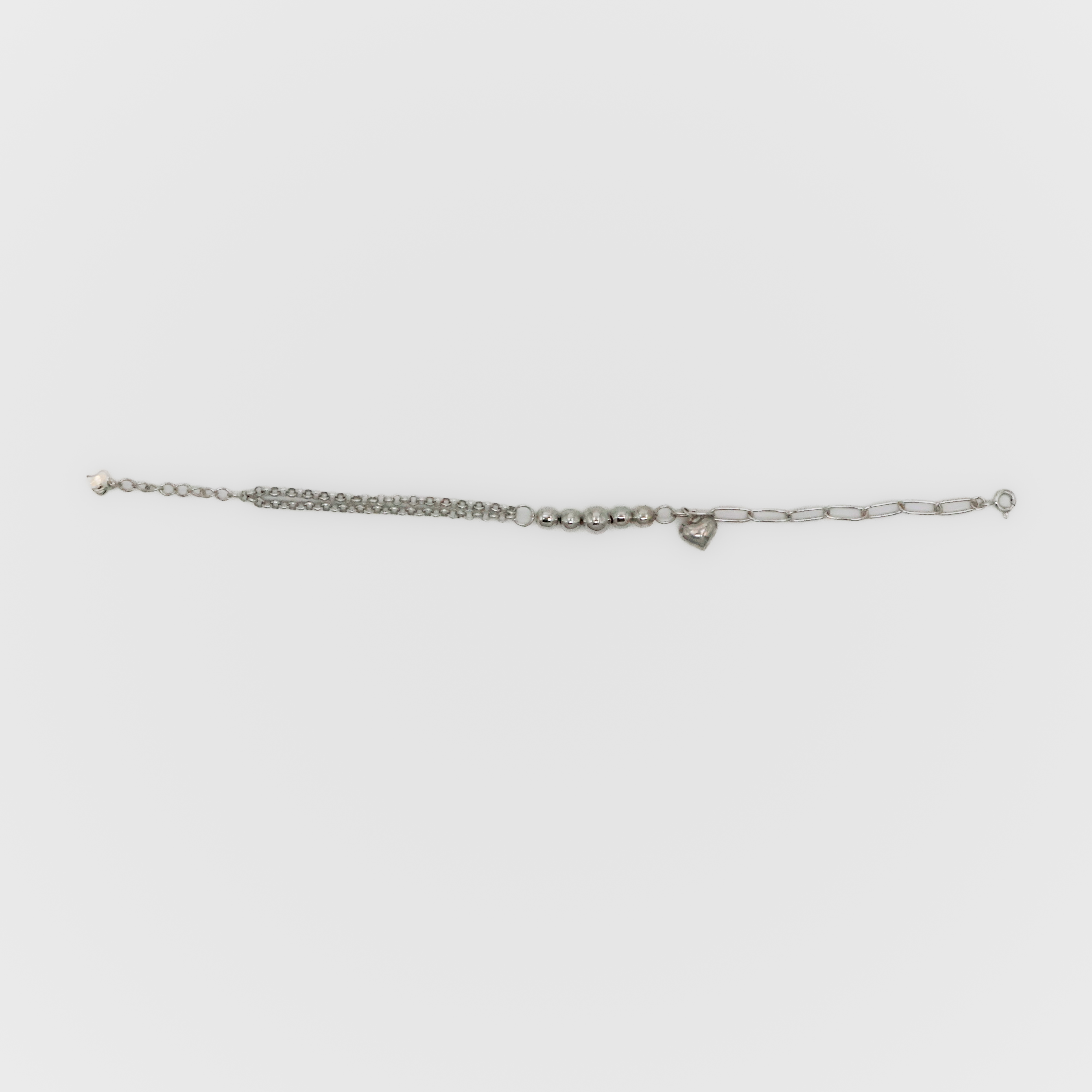 Arham Silver Palace - Silver Heart Bracelet