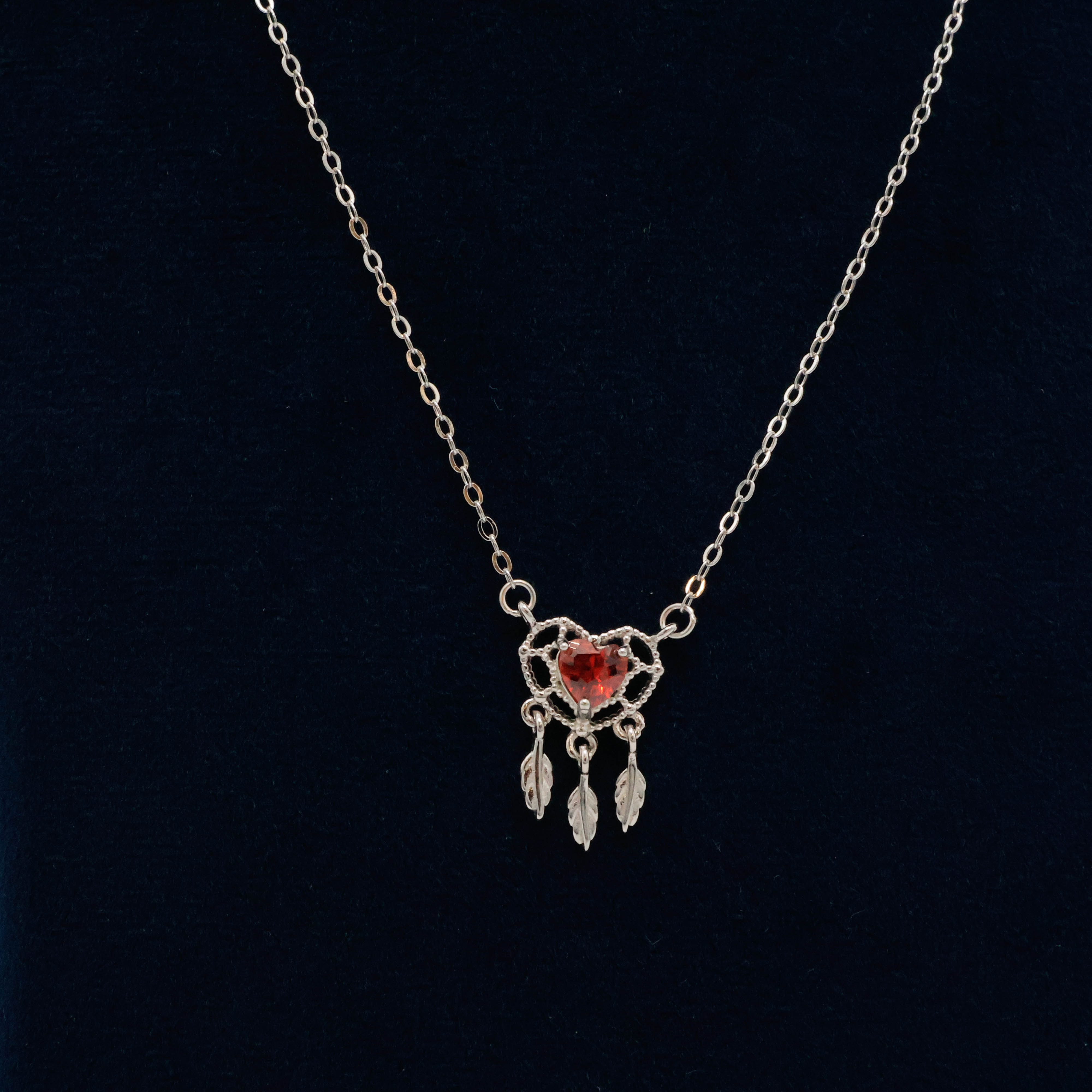 Arham Silver Palace - Silver Heart Pendant