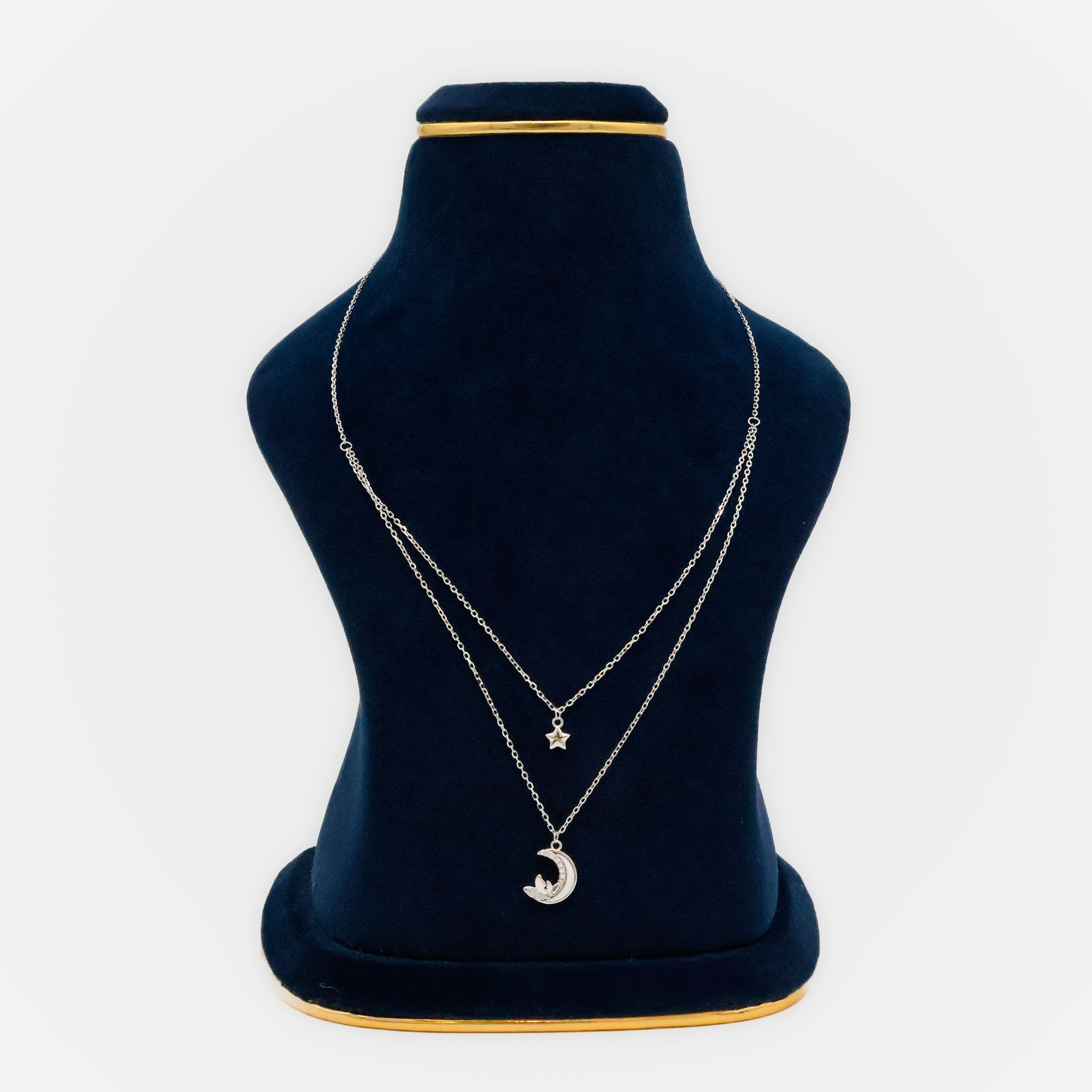 Arham Silver Palace - Silver Moon Necklace