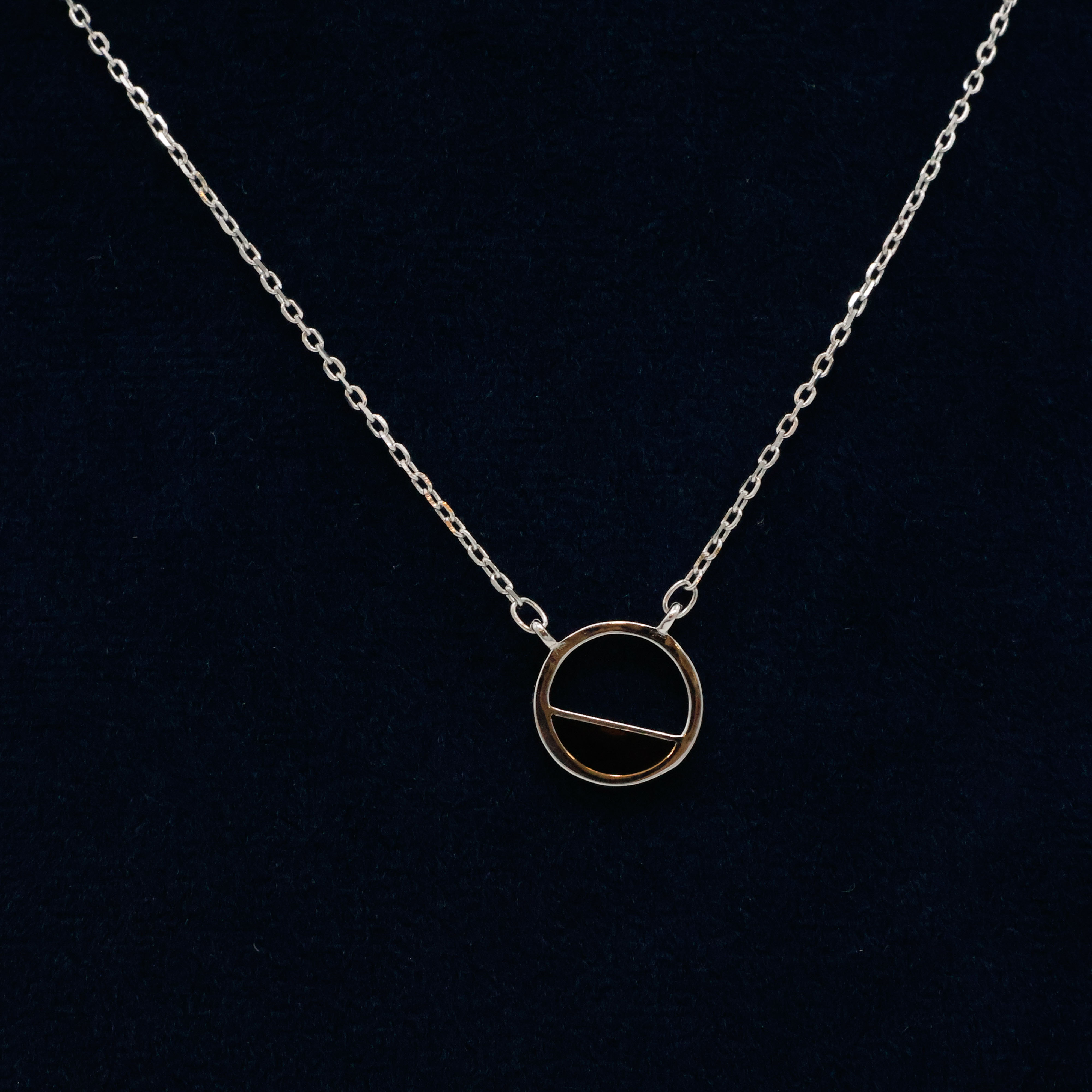 Arham Silver Palace - Silver Circle Pendant