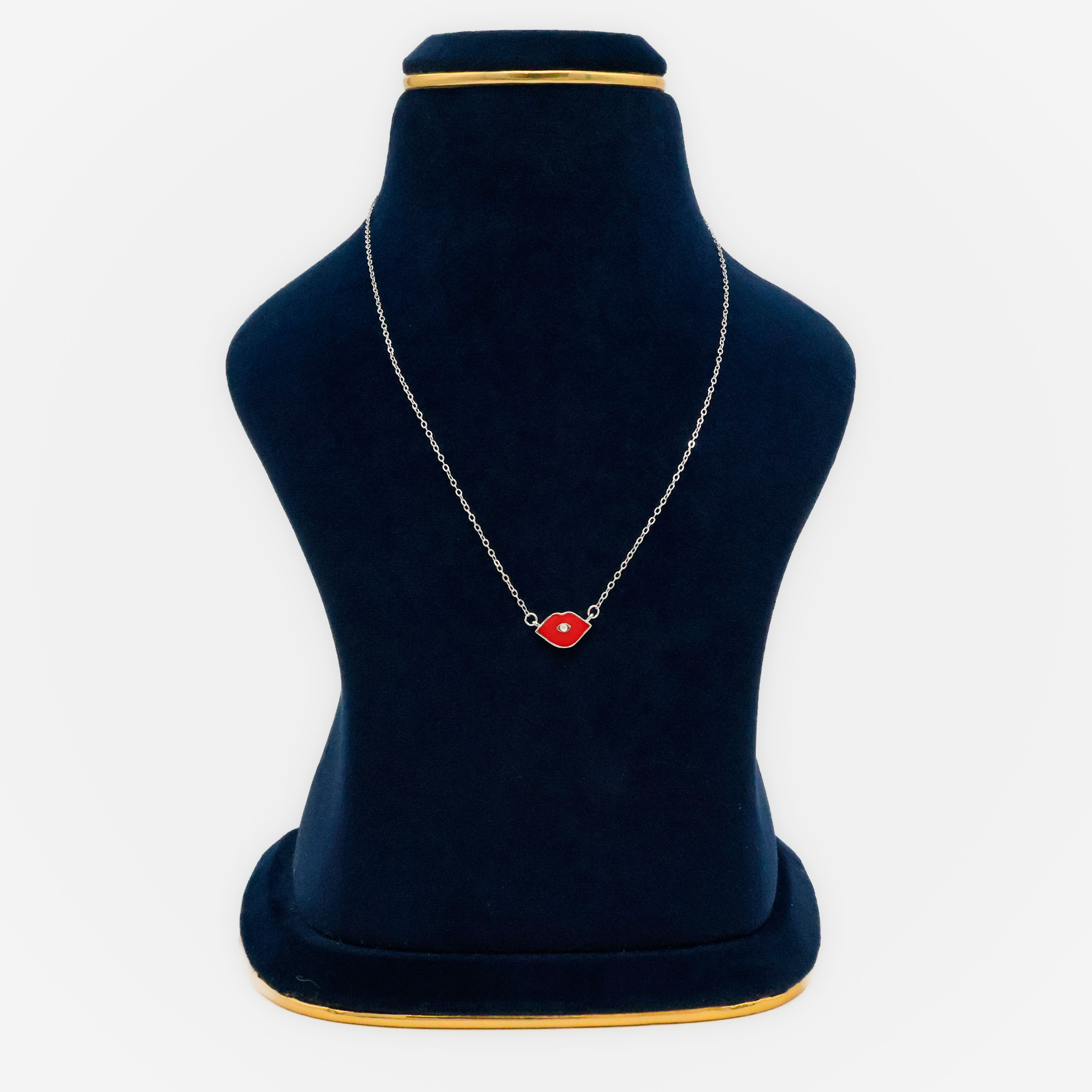 Arham Silver Palace - Silver Lips Pendant