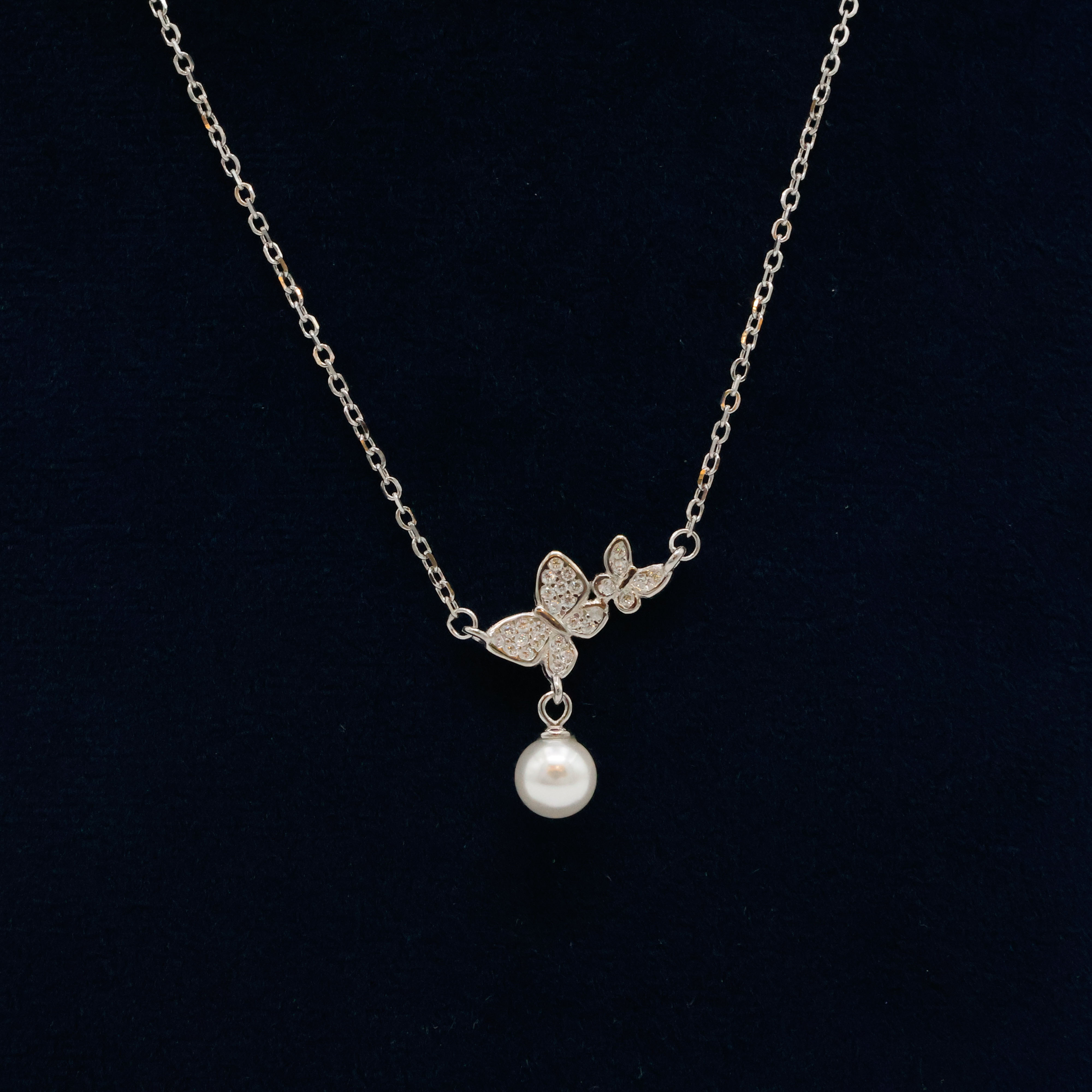 Silver Butterfly Pendant