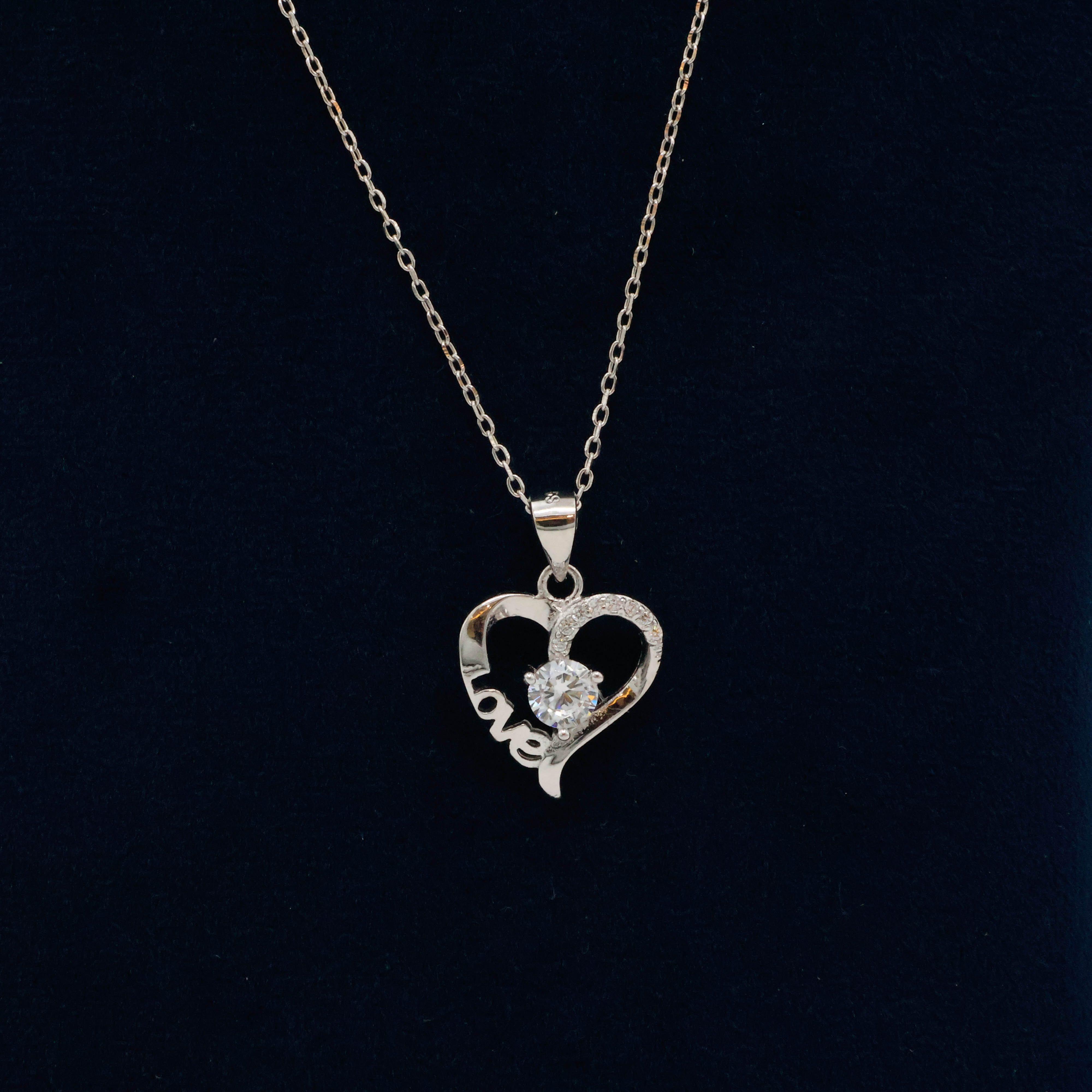 Arham Silver Palace - Silver Heart Pendant