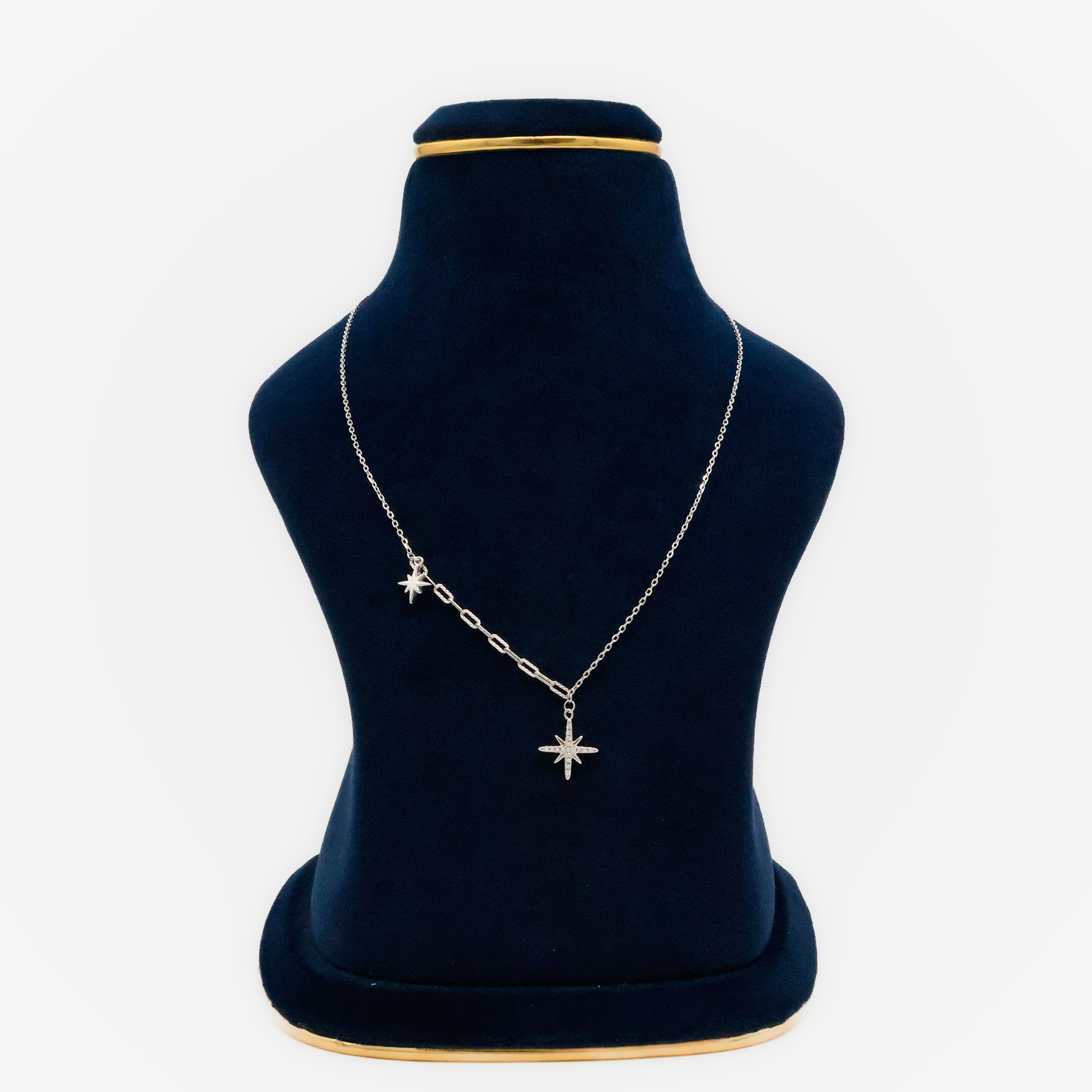 Arham Silver Palace - Silver Star Necklace