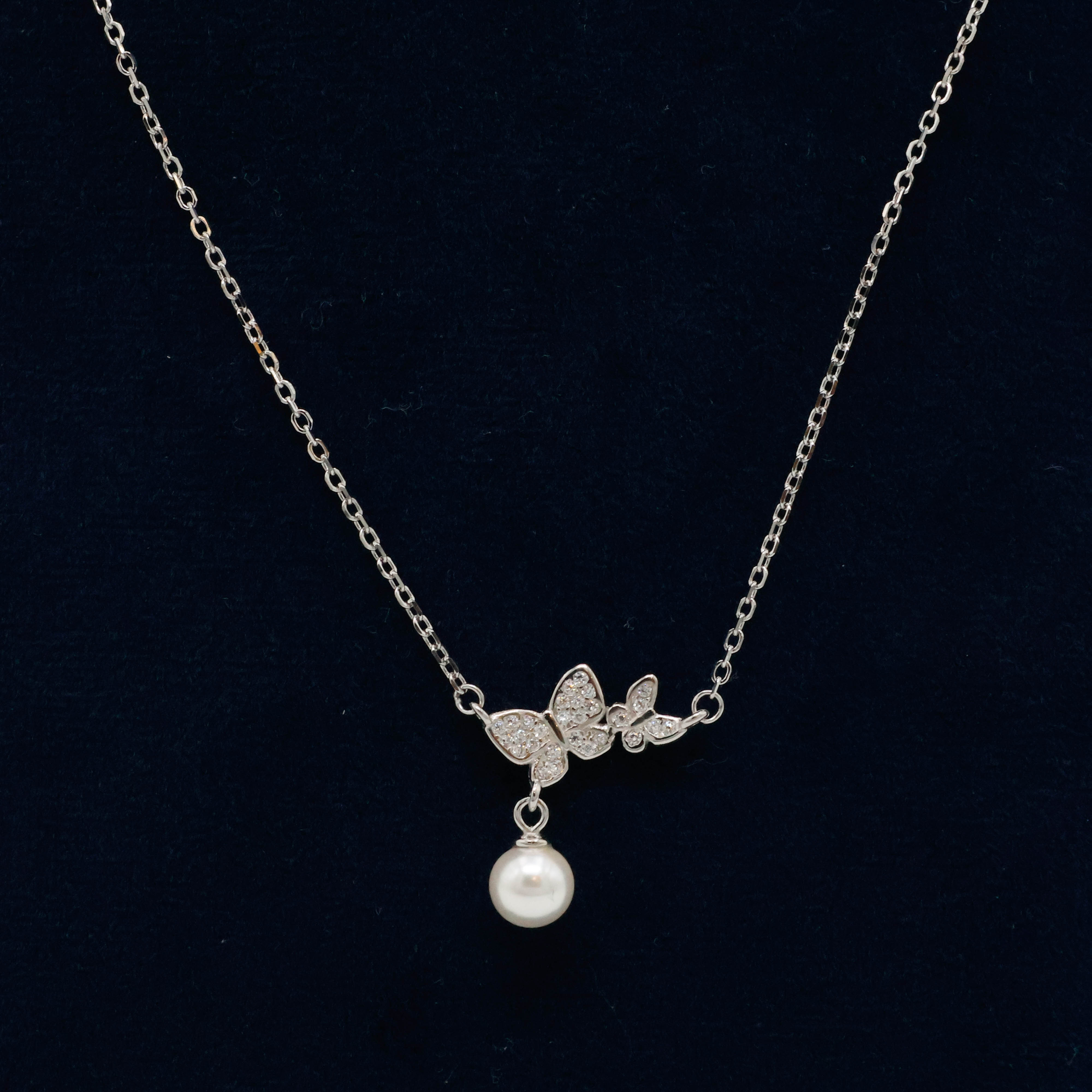 Arham Silver Palace - Silver Butterfly Pendant