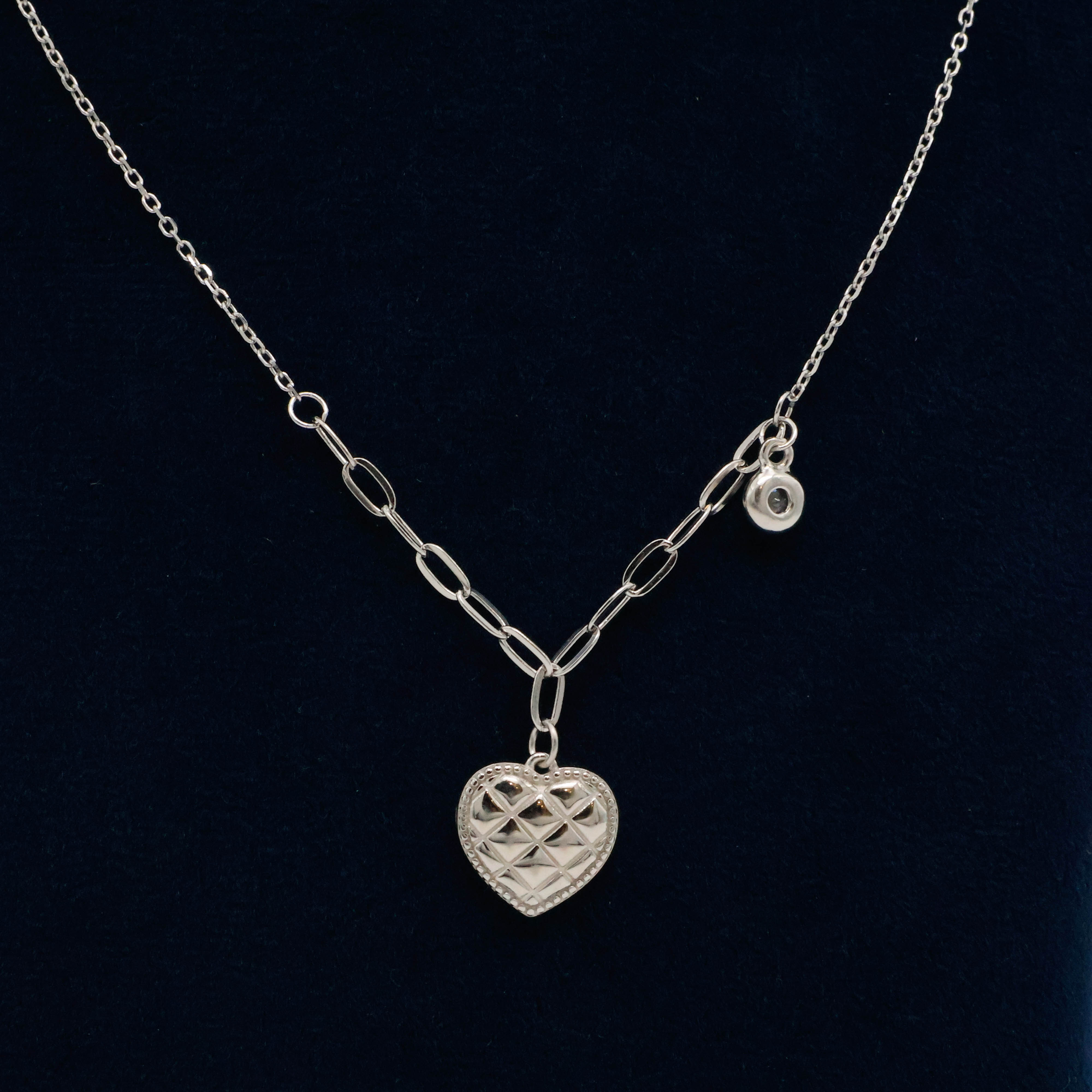 Arham Silver Palace - Silver Heart Pendant