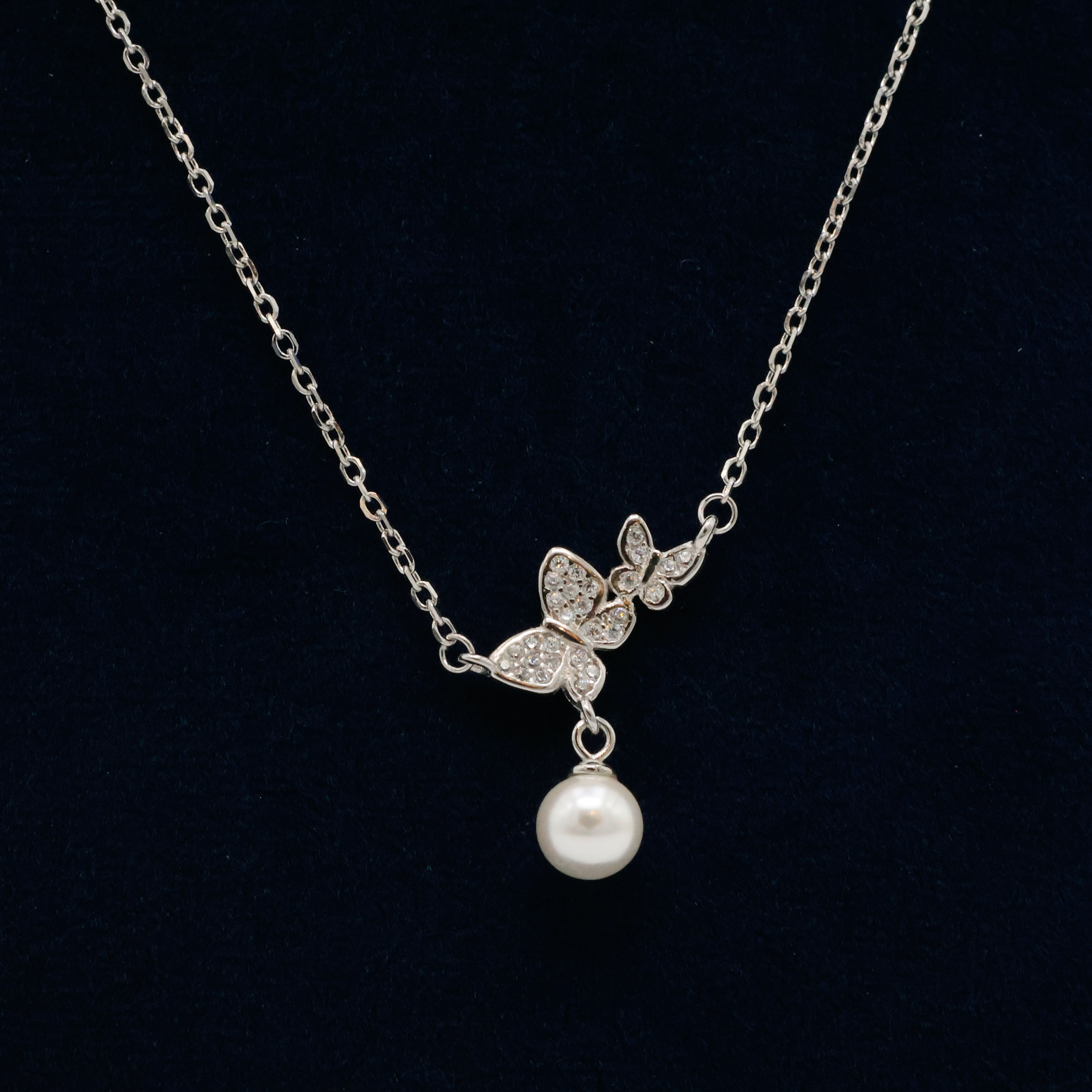 Arham Silver Palace - Silver Butterfly Pendant