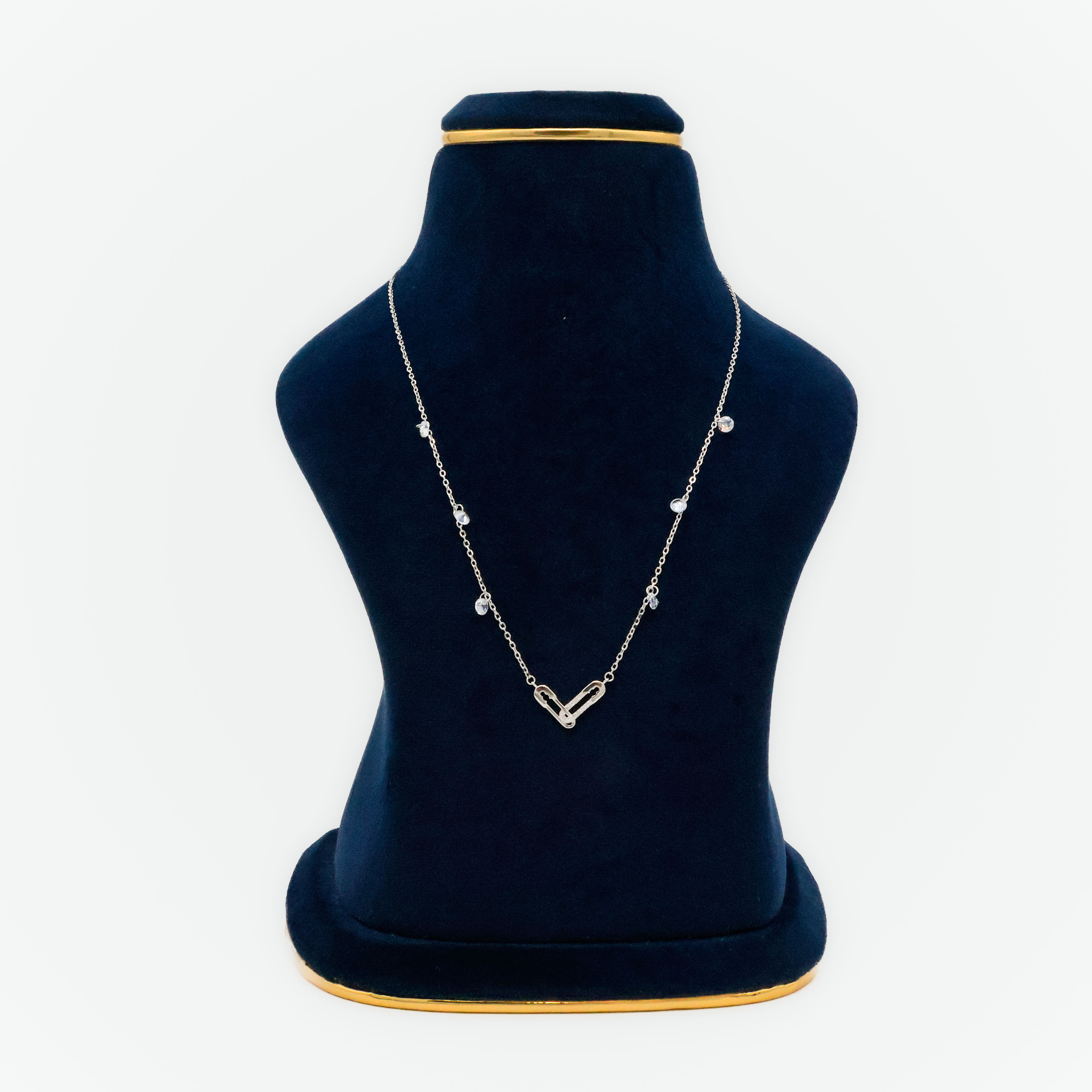 Arham Silver Palace - Silver Safety Necklace